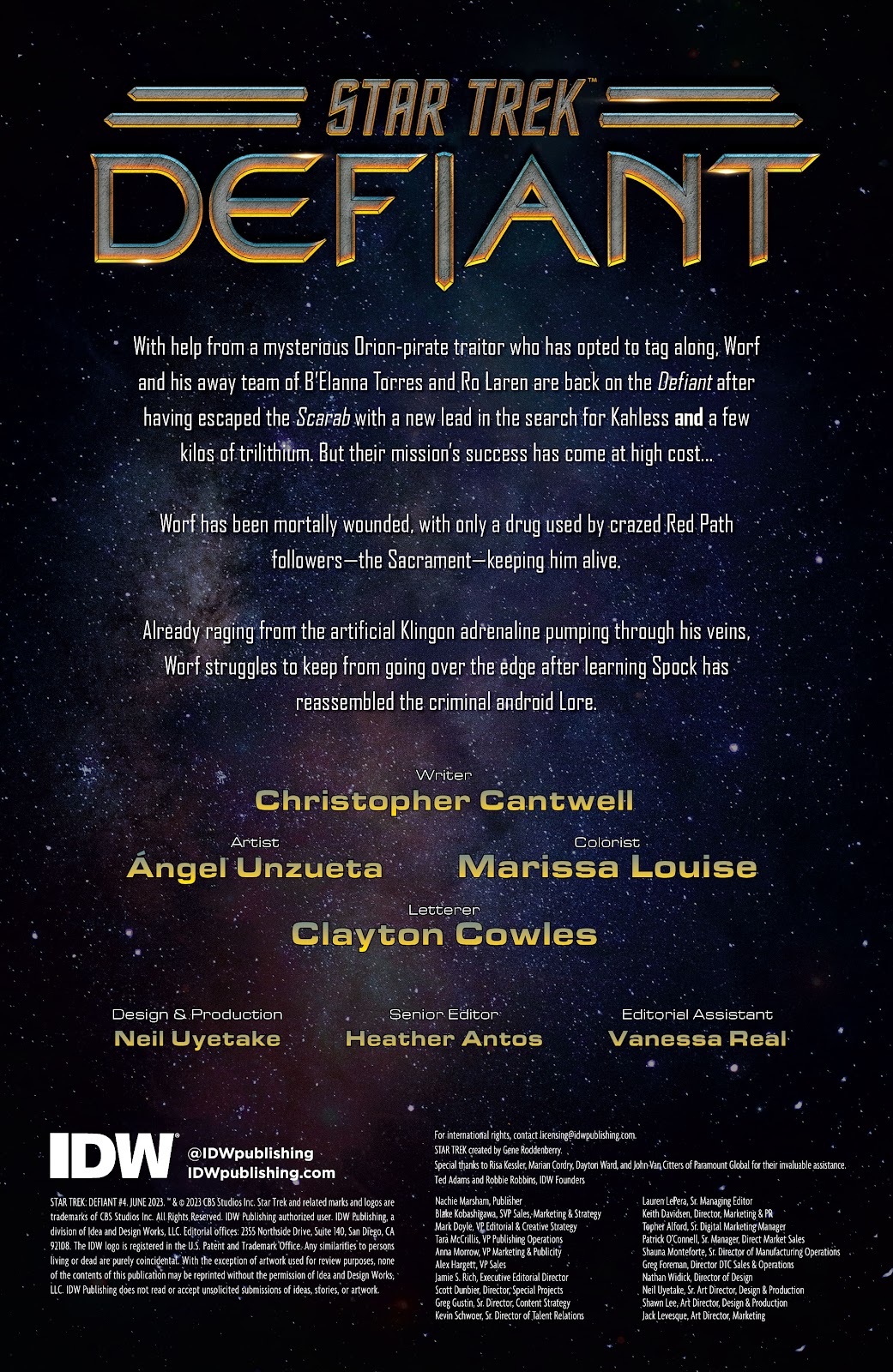 Star Trek: Defiant issue 4 - Page 2