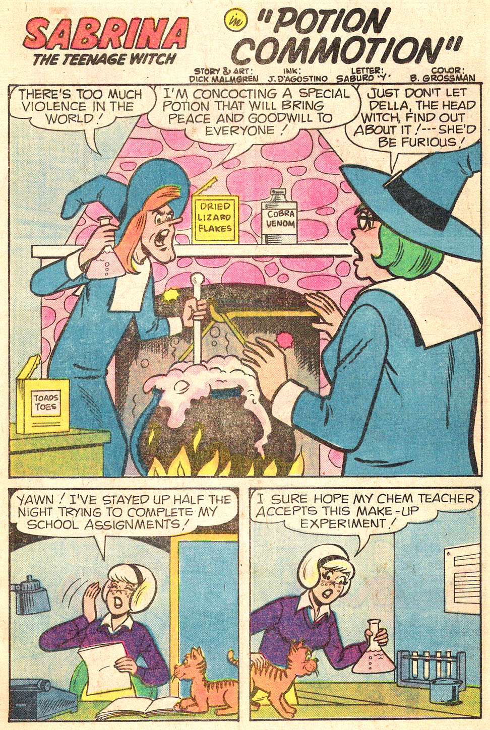 Read online Sabrina The Teenage Witch (1971) comic -  Issue #66 - 13