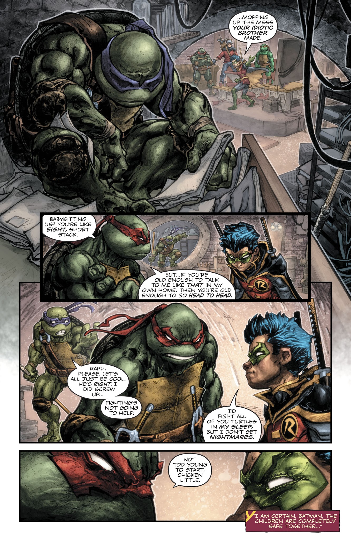 Read online Batman/Teenage Mutant Ninja Turtles II comic -  Issue #3 - 6