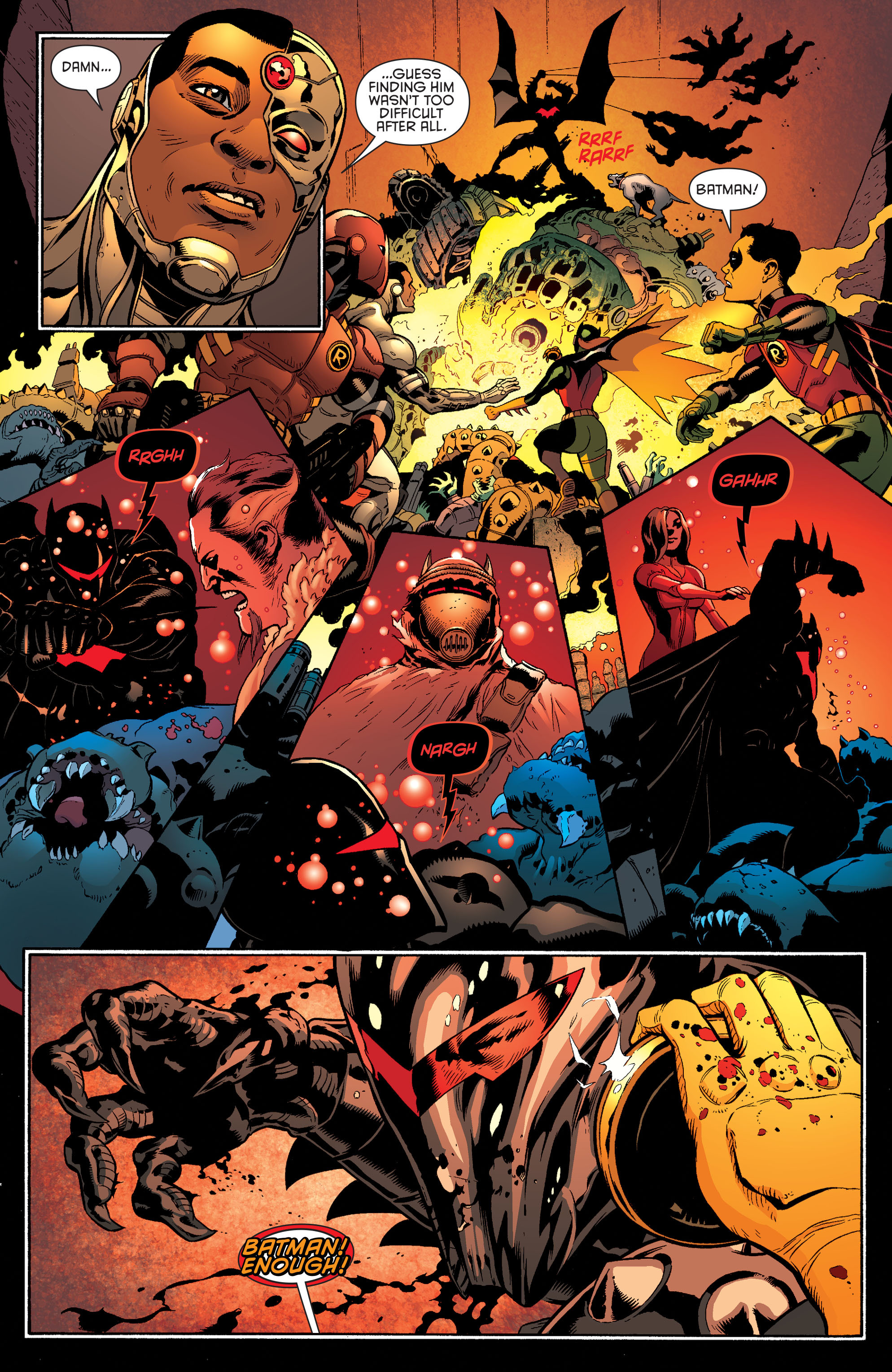 Read online Batman and Robin (2011) comic -  Issue #36 - 12