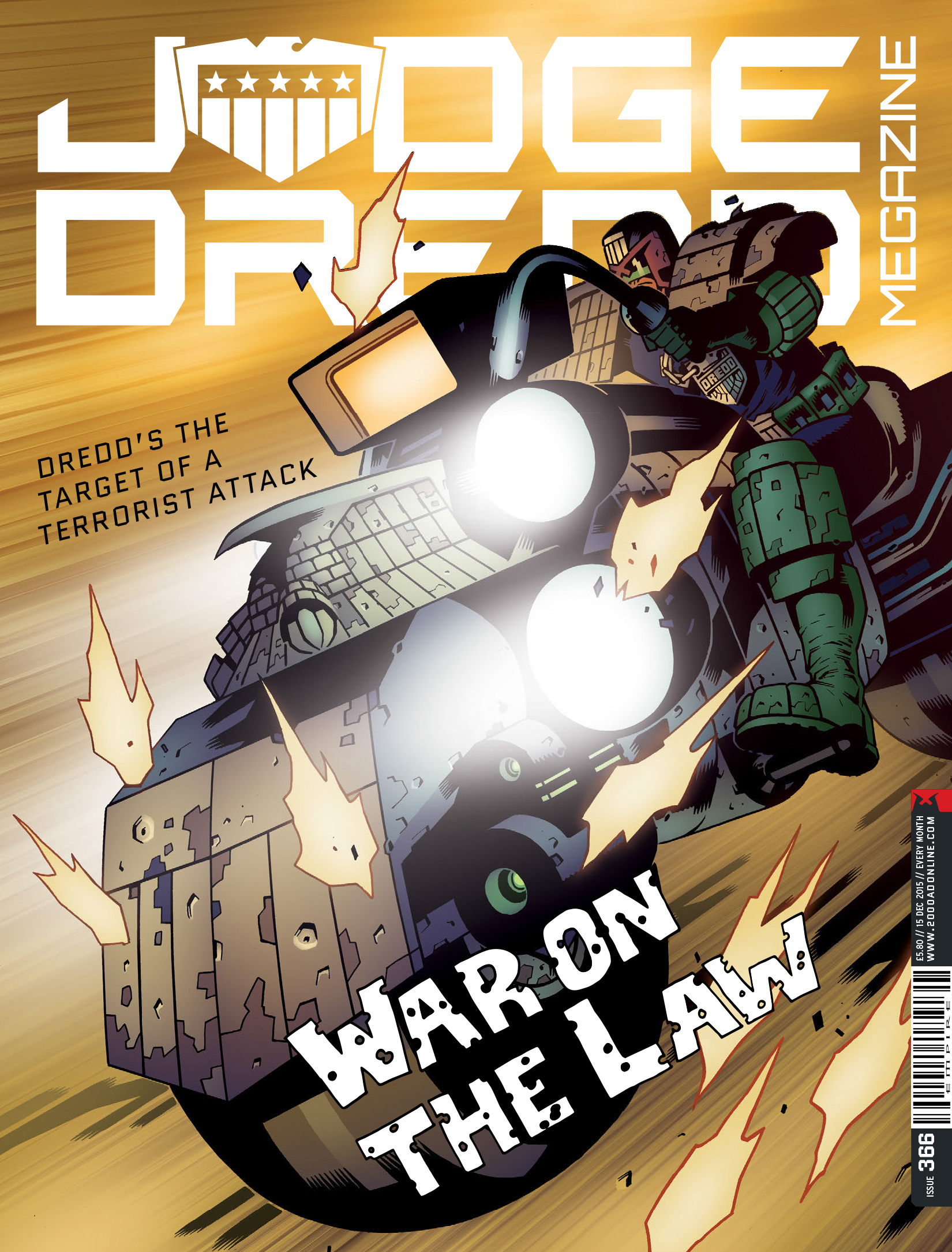 Read online Judge Dredd Megazine (Vol. 5) comic -  Issue #366 - 1