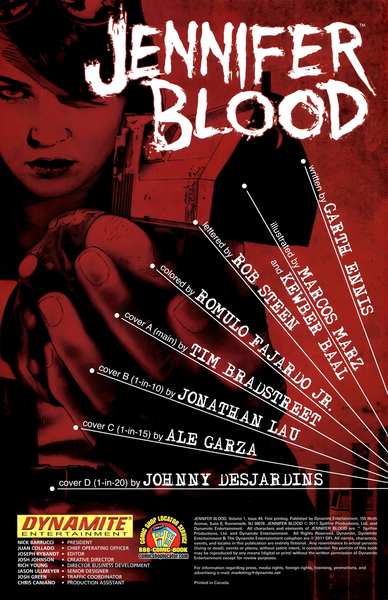 Read online Jennifer Blood comic -  Issue #4 - 5