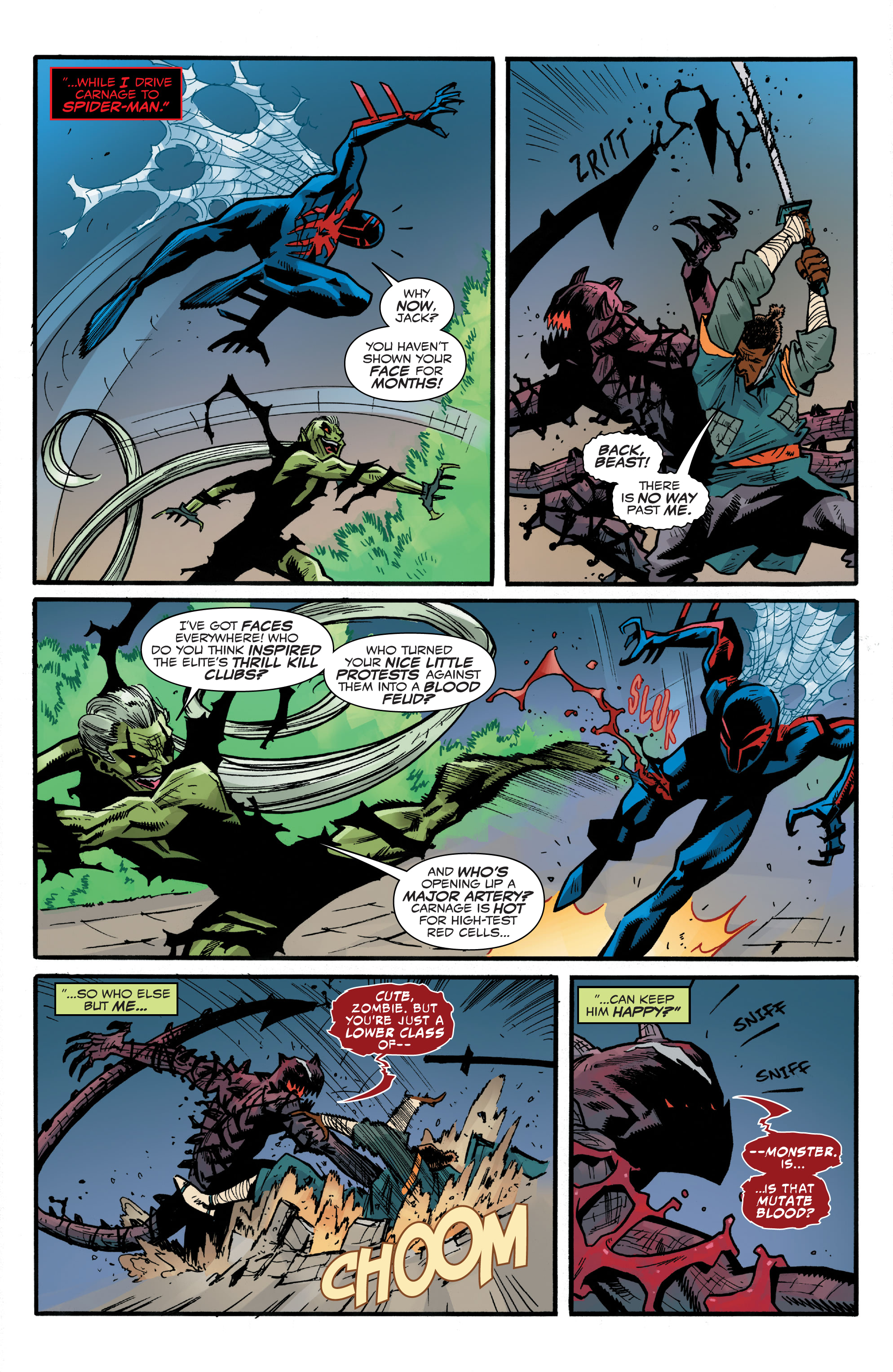 Read online Spider-Man 2099: Dark Genesis comic -  Issue #4 - 13