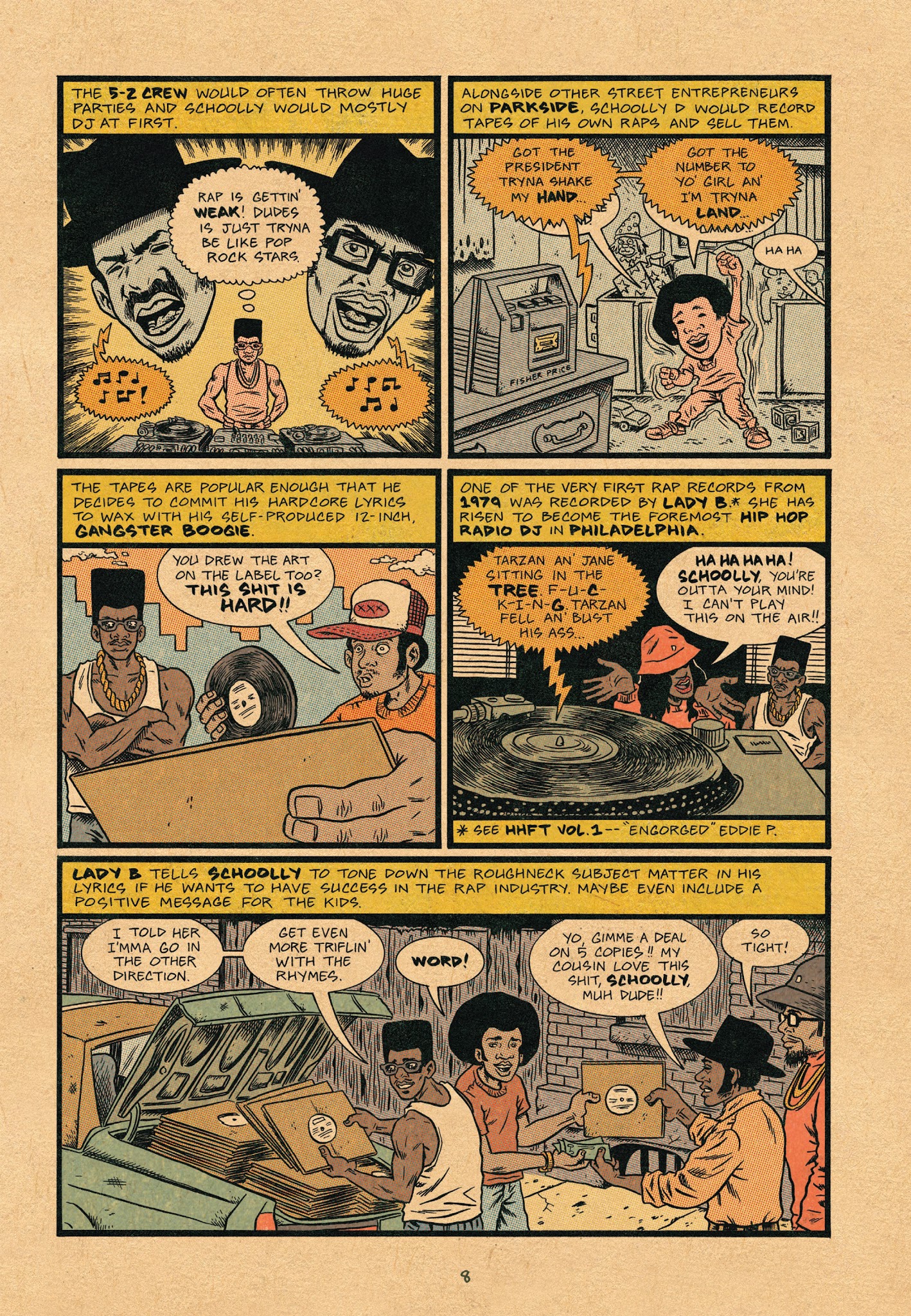 Read online Hip Hop Family Tree (2013) comic -  Issue # TPB 4 - 9