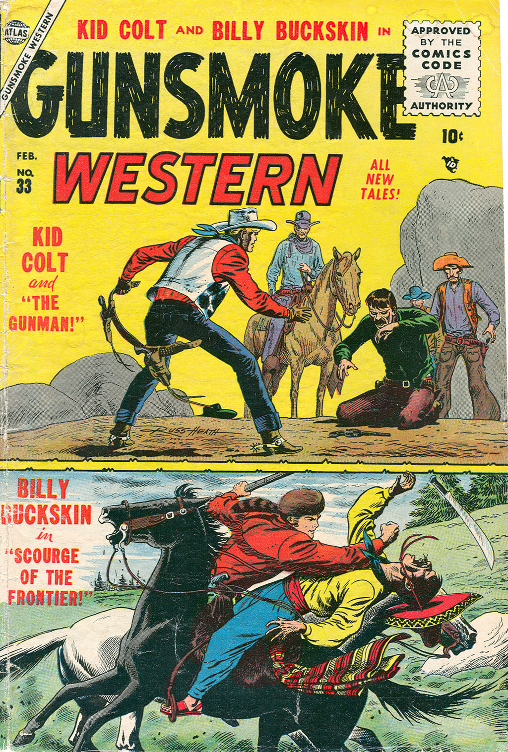 Read online Gunsmoke Western comic -  Issue #33 - 1