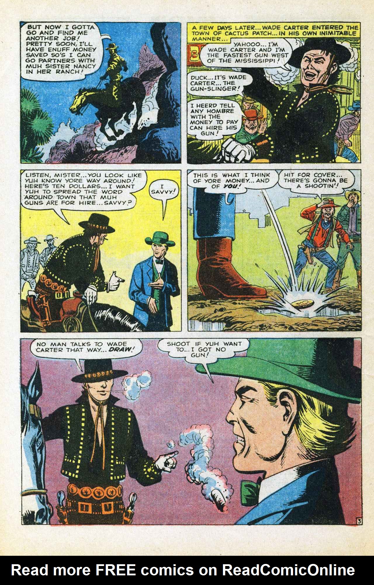 Read online Quick-Trigger Western comic -  Issue #17 - 5