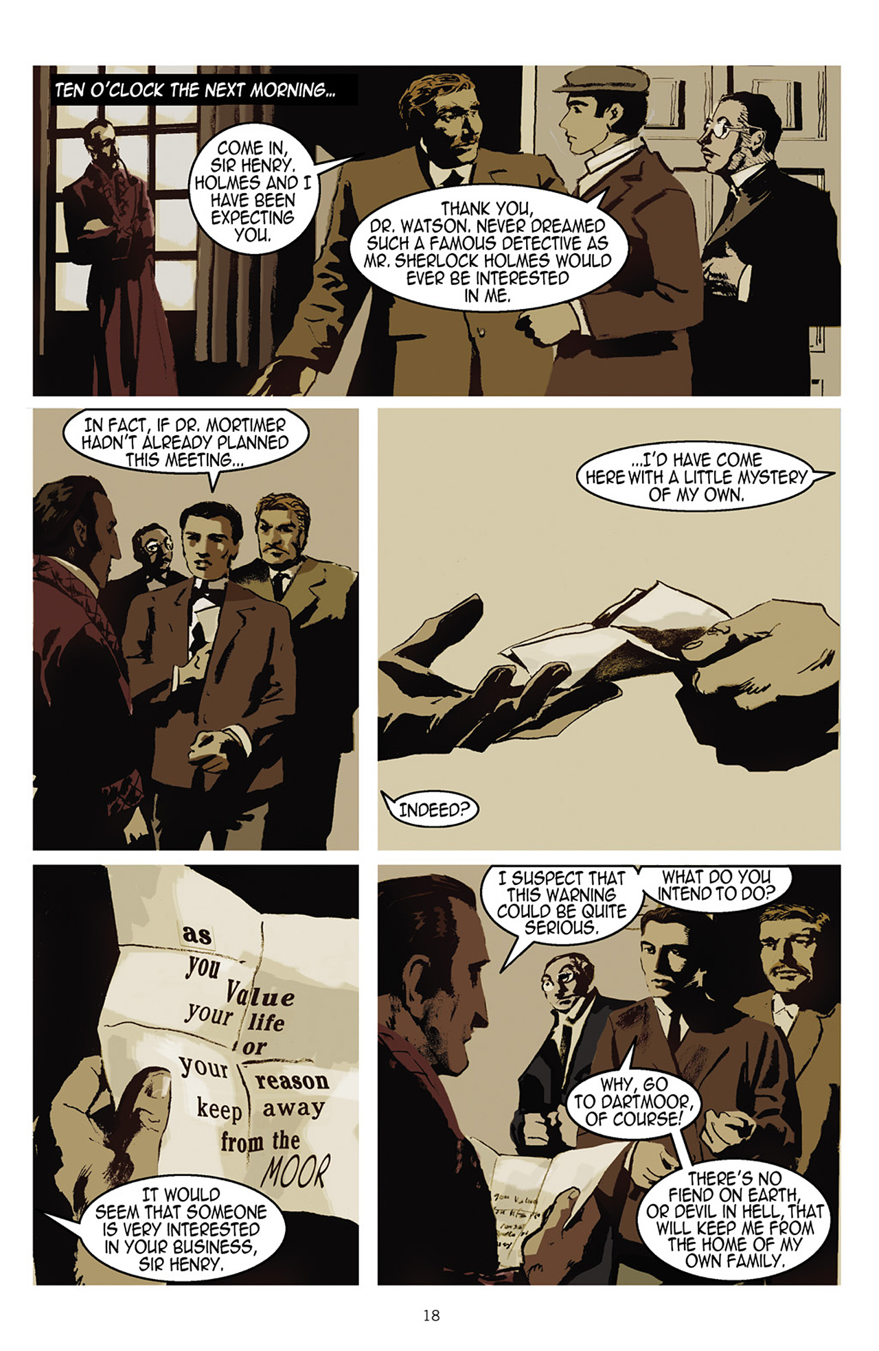 Read online The Hound of the Baskervilles comic -  Issue # TPB - 19