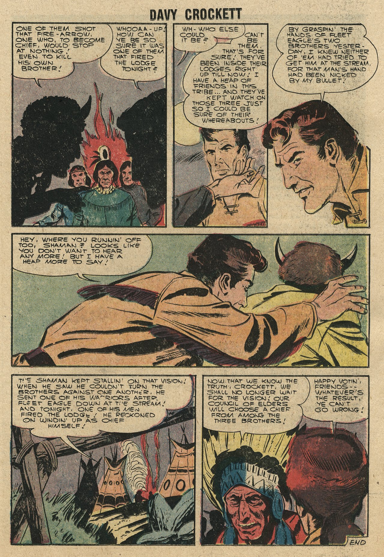 Read online Davy Crockett comic -  Issue #7 - 17
