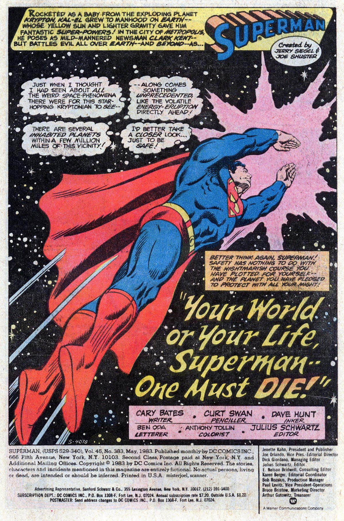 Read online Superman (1939) comic -  Issue #383 - 2