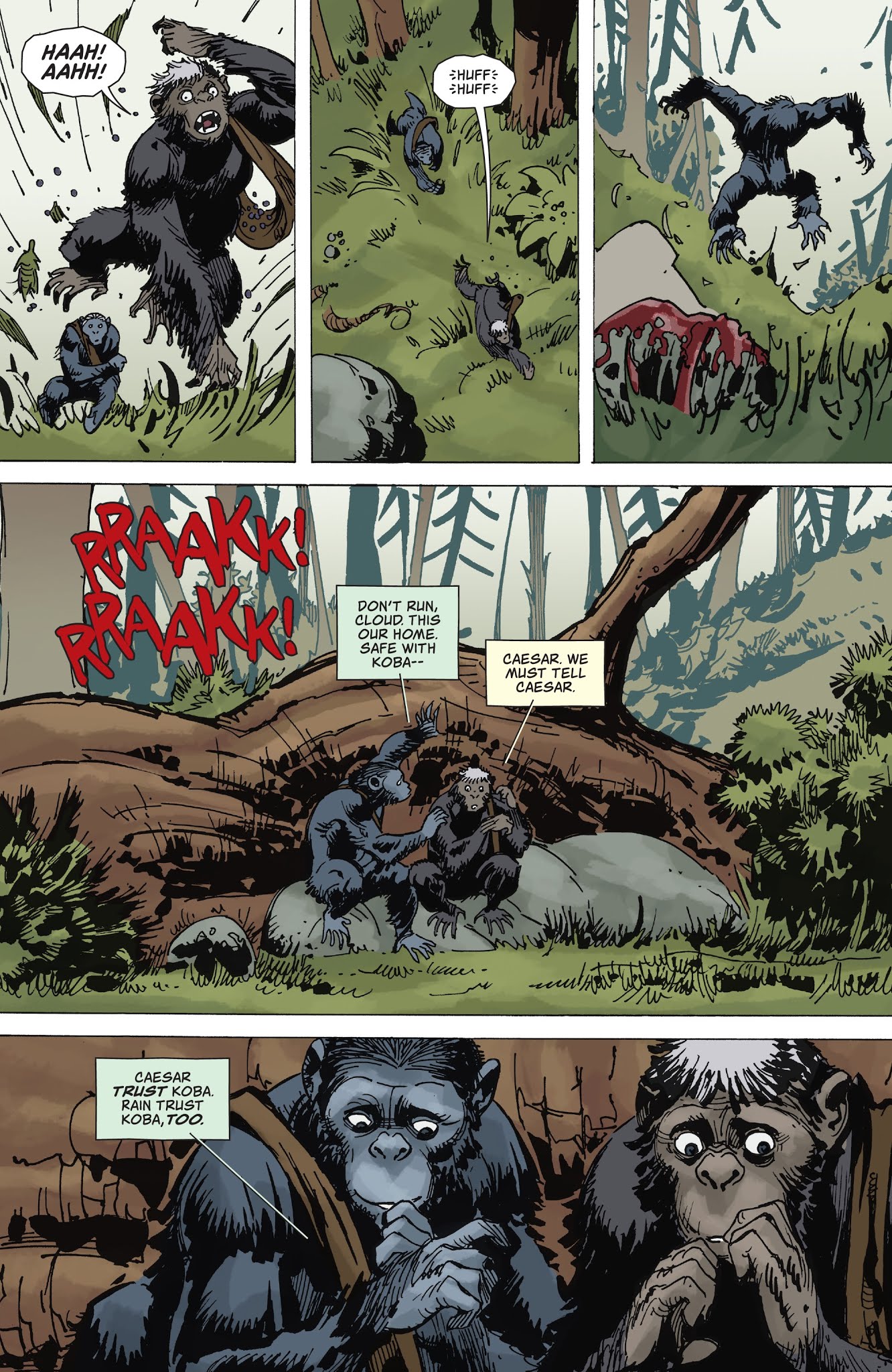 Read online Planet of the Apes: The Simian Age comic -  Issue # Full - 28