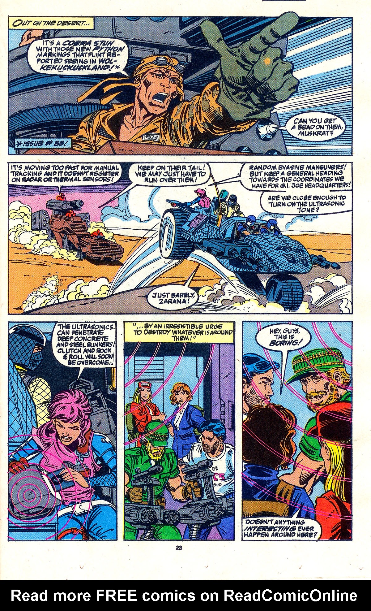 Read online G.I. Joe: A Real American Hero comic -  Issue #100 - 19