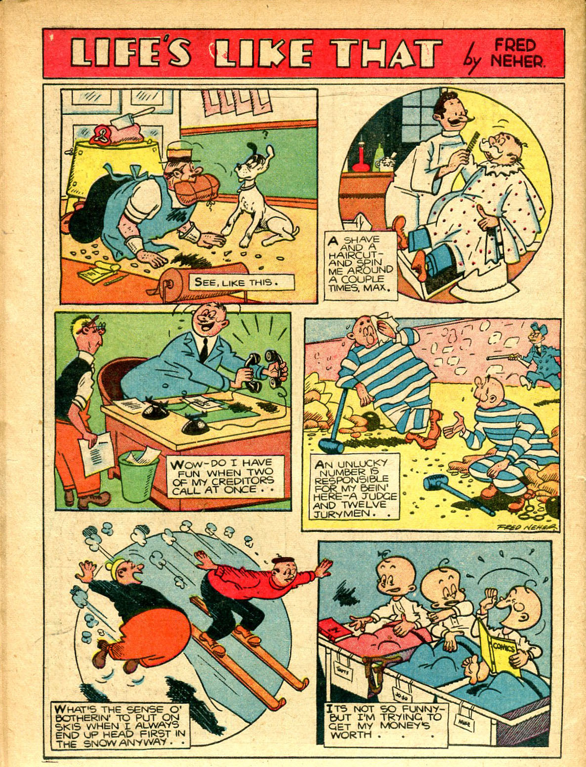 Read online Famous Funnies comic -  Issue #77 - 57