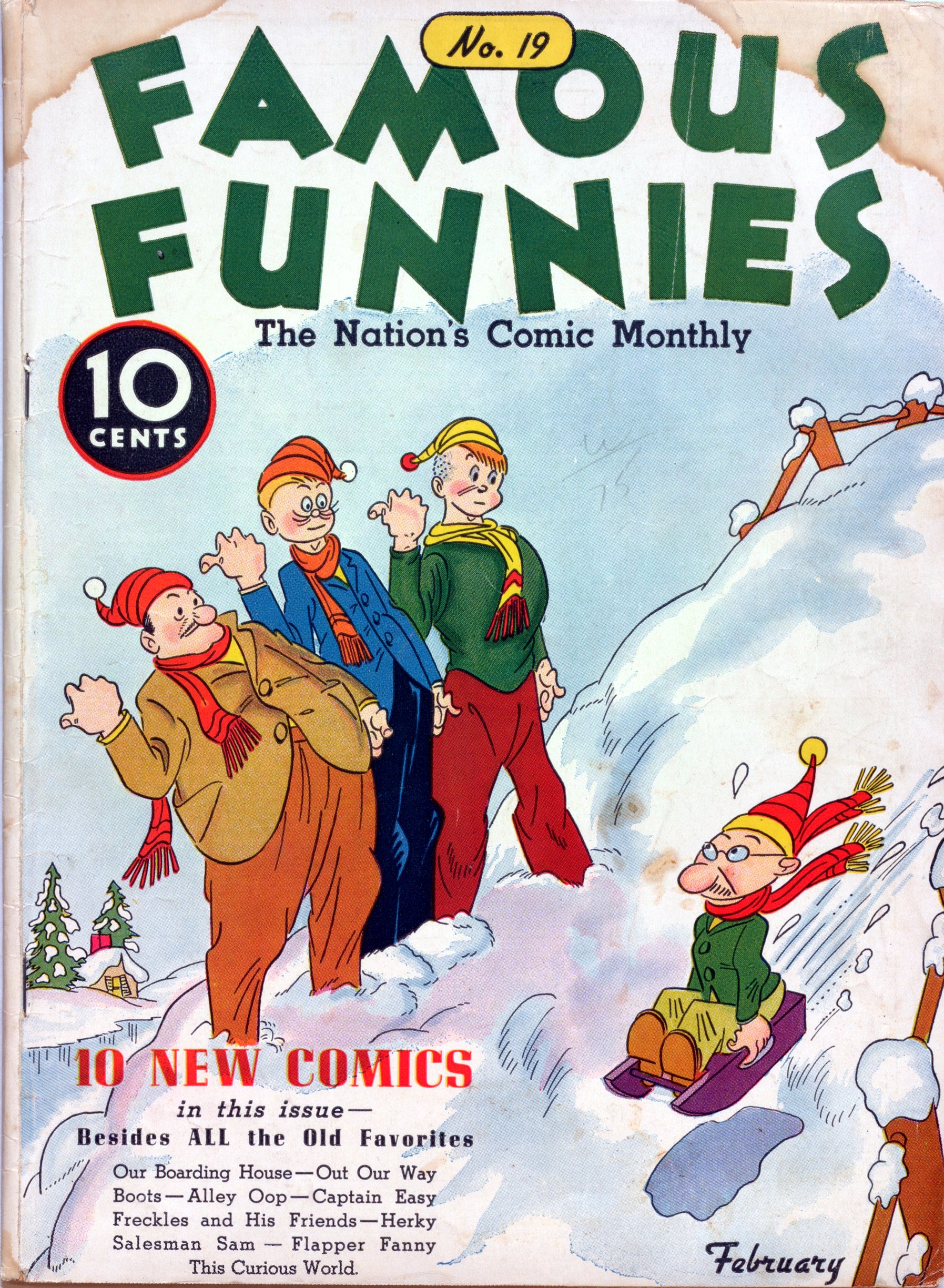 Read online Famous Funnies comic -  Issue #19 - 1