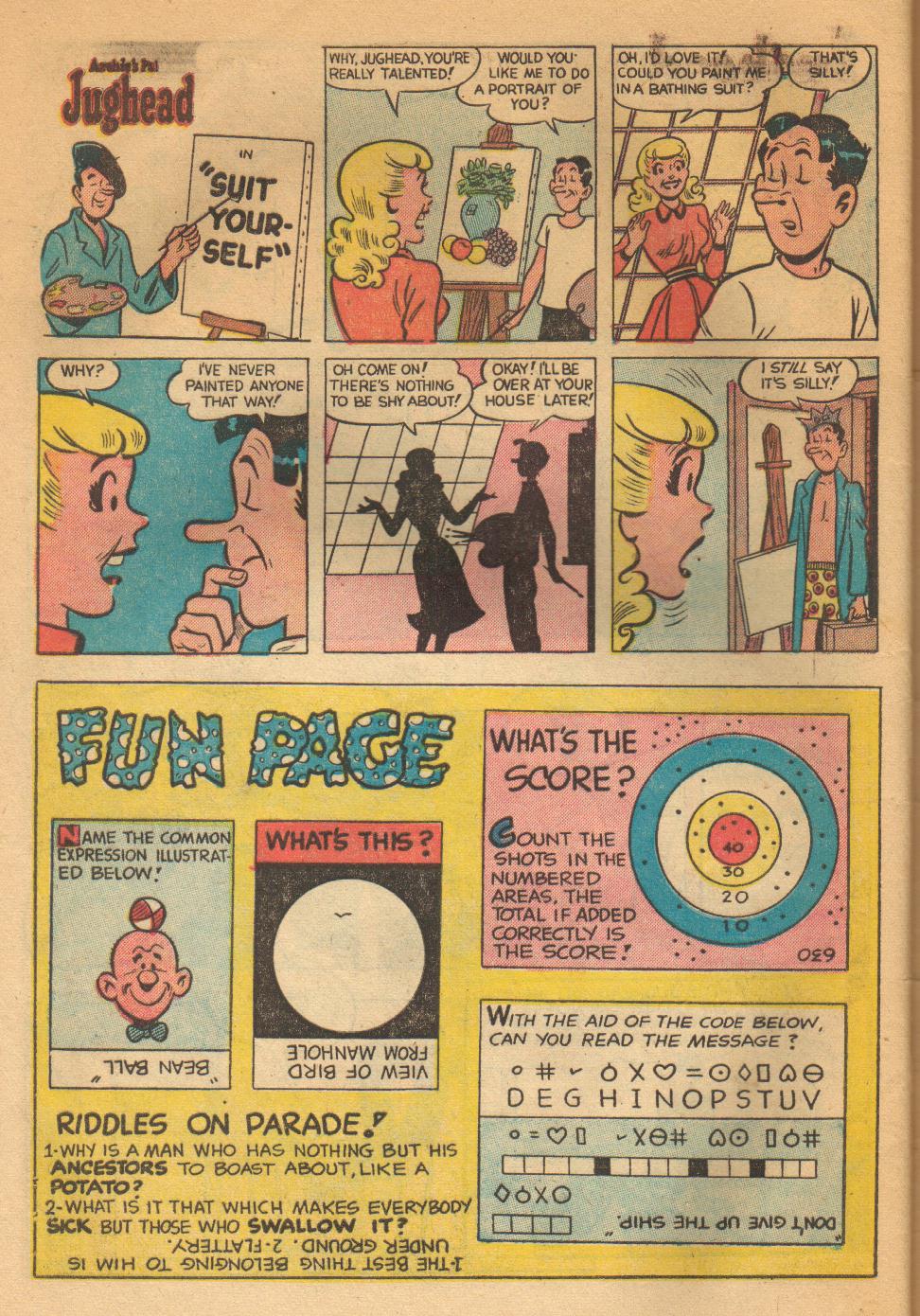 Read online Archie's Pal Jughead comic -  Issue #27 - 32