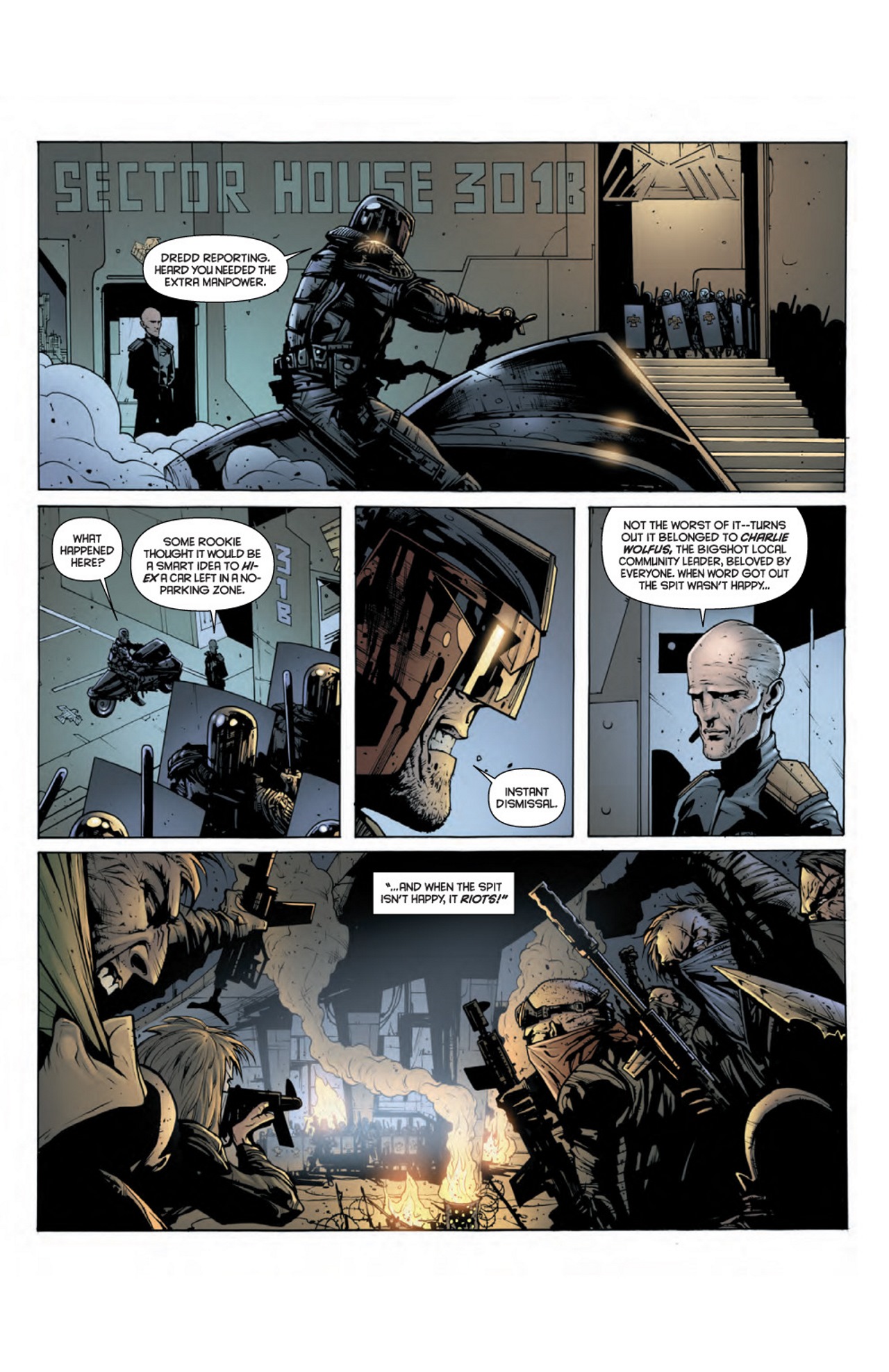Read online Dredd: Uprise comic -  Issue #1 - 13