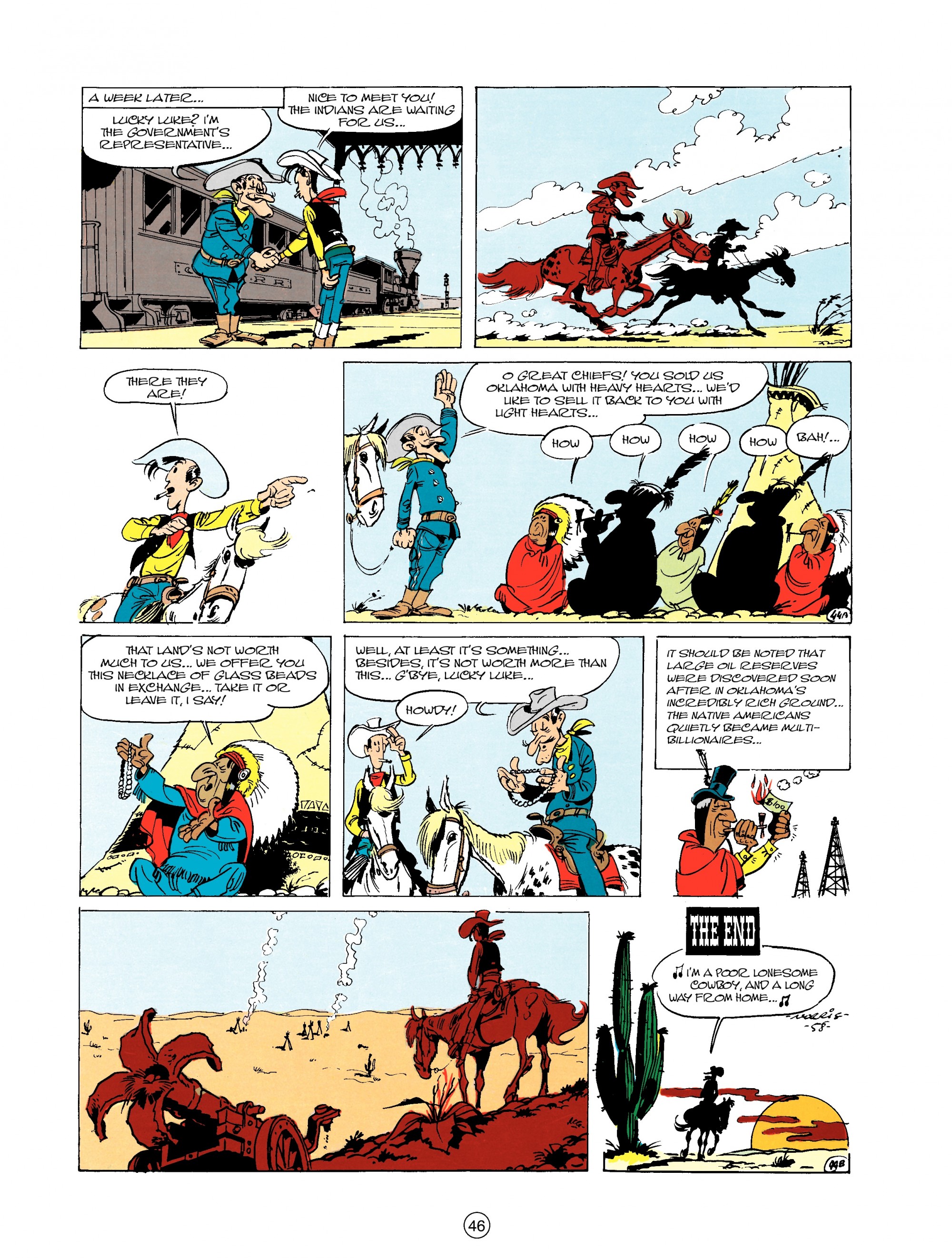 Read online A Lucky Luke Adventure comic -  Issue #20 - 46