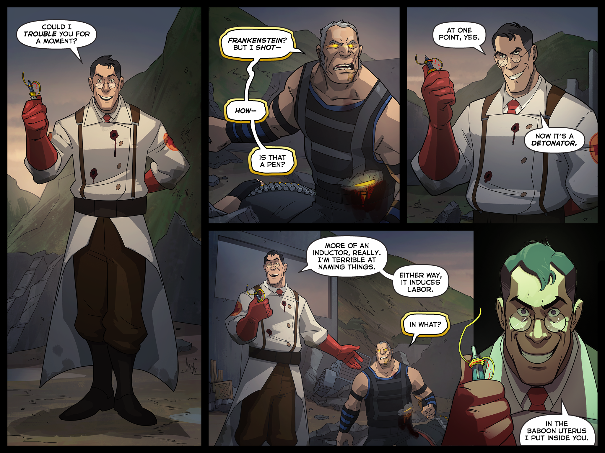 Read online Team Fortress 2 comic -  Issue #6 - 231