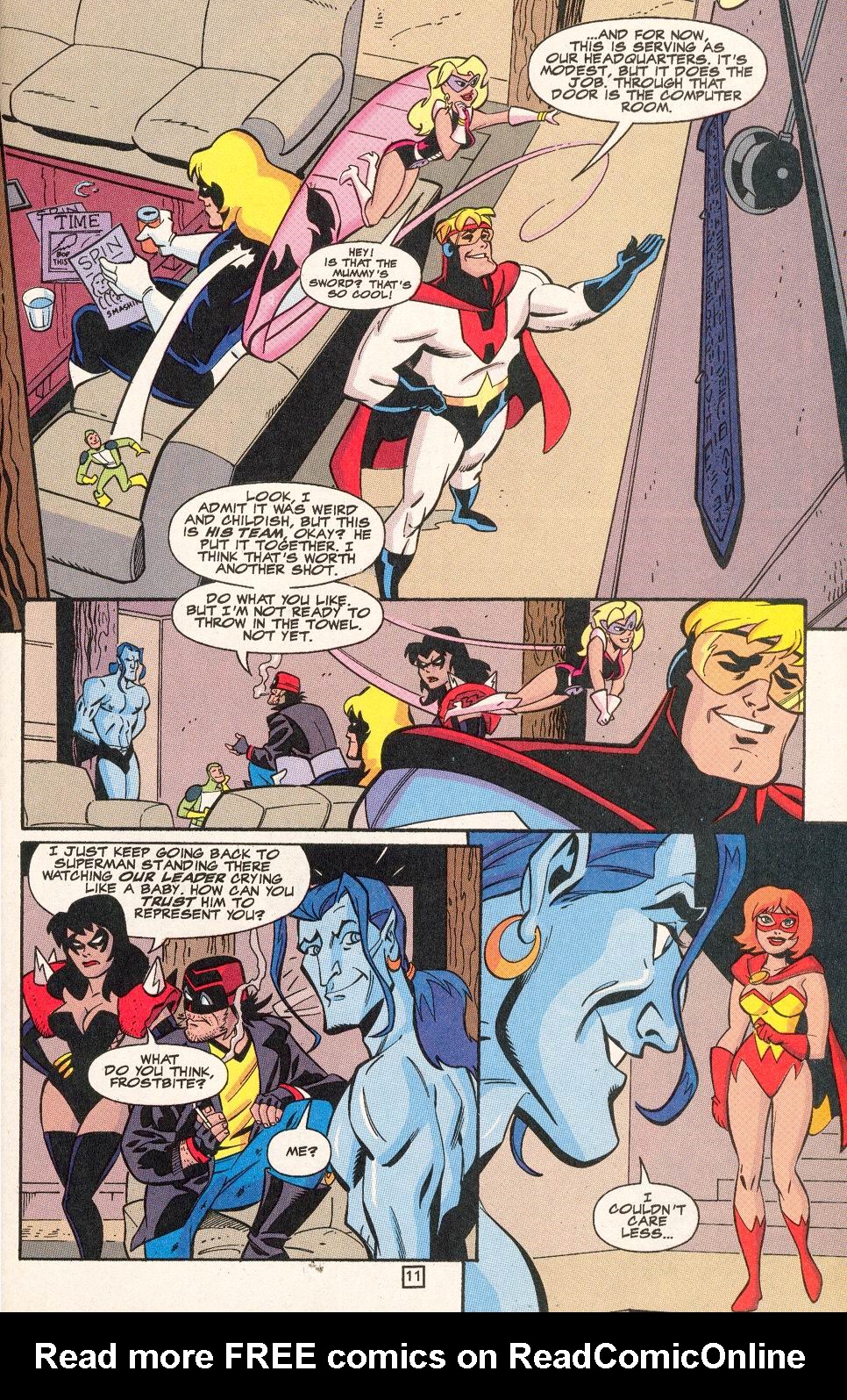 Read online Young Heroes in Love comic -  Issue #4 - 12