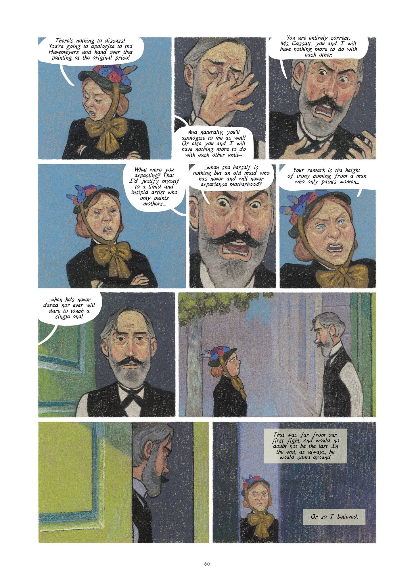 Read online Degas and Cassatt: The Dance of Solitude comic -  Issue # TPB - 68