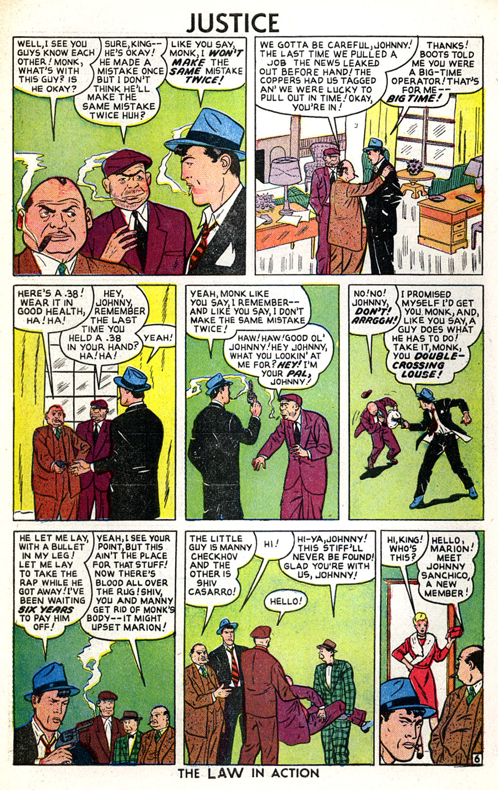 Read online Justice Comics (1948) comic -  Issue #9 - 8