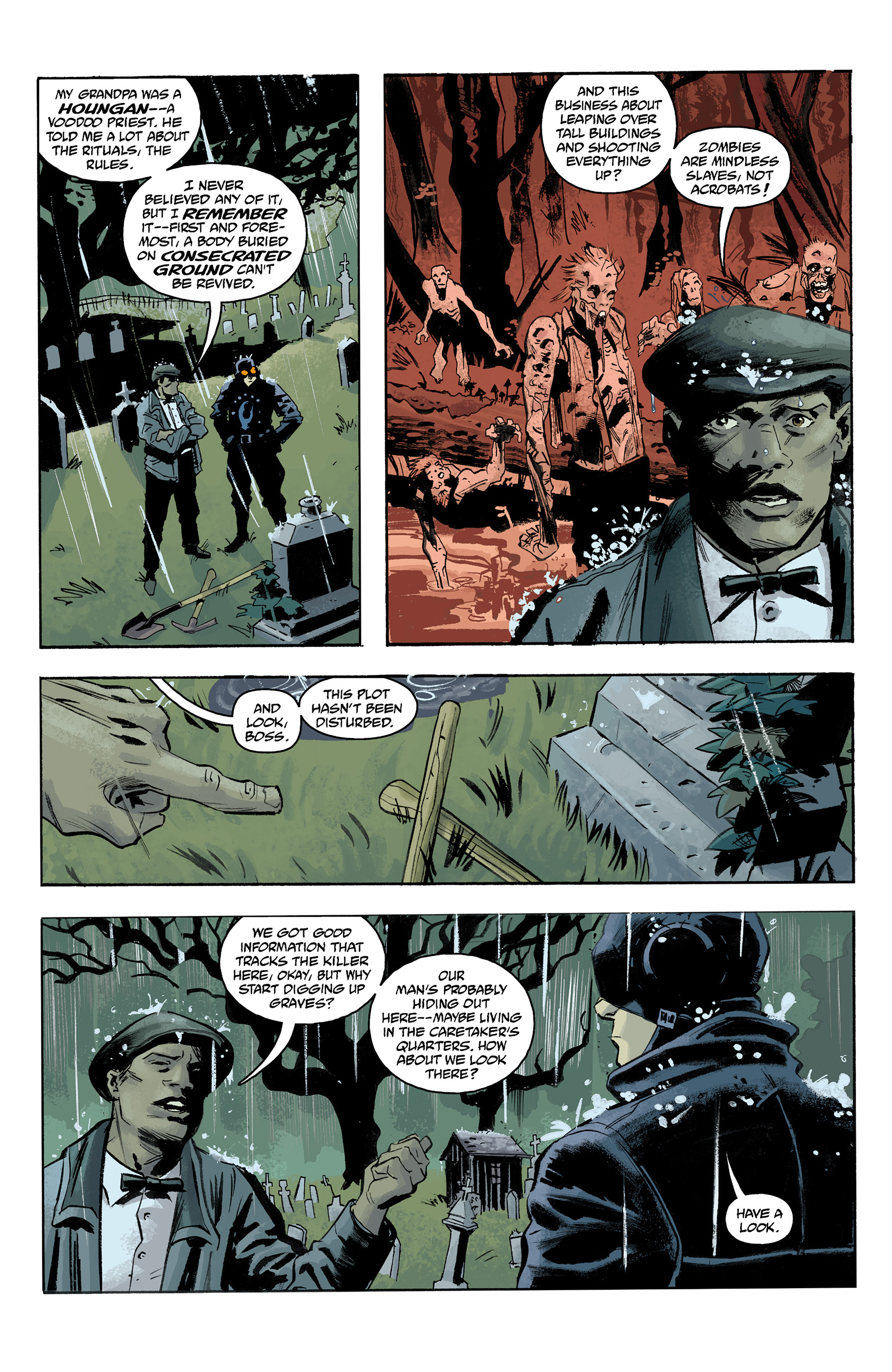 Read online Lobster Johnson: Garden of Bones comic -  Issue # Full - 6