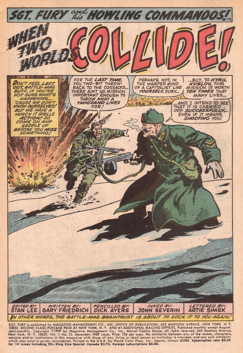 Read online Sgt. Fury comic -  Issue #73 - 3