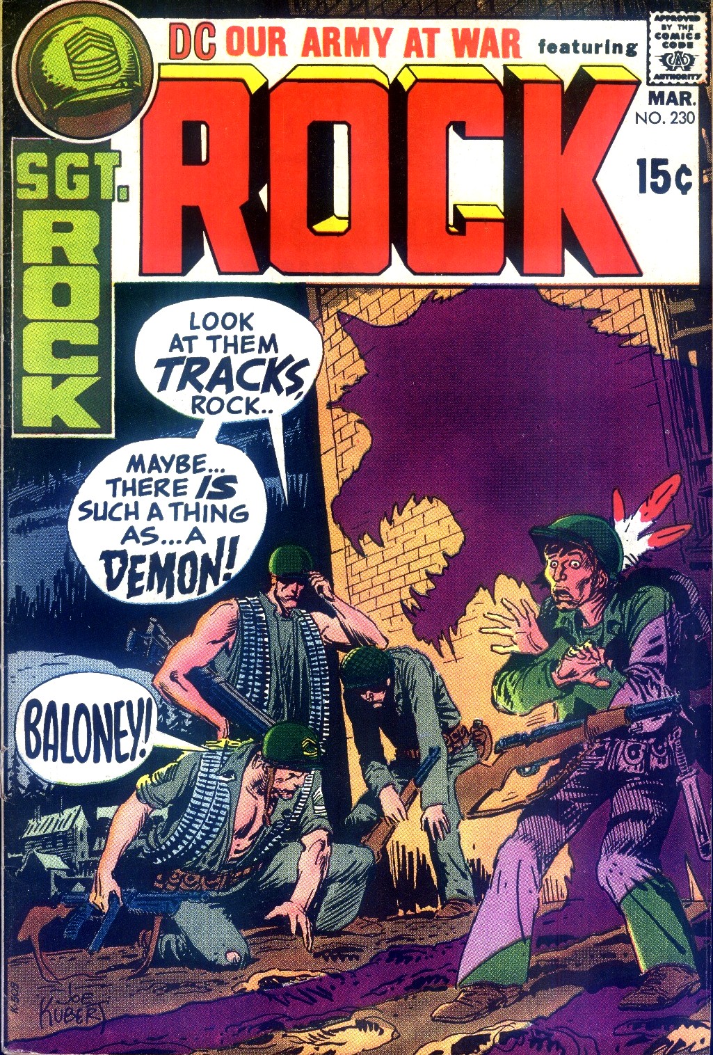 Read online Our Army at War (1952) comic -  Issue #230 - 1