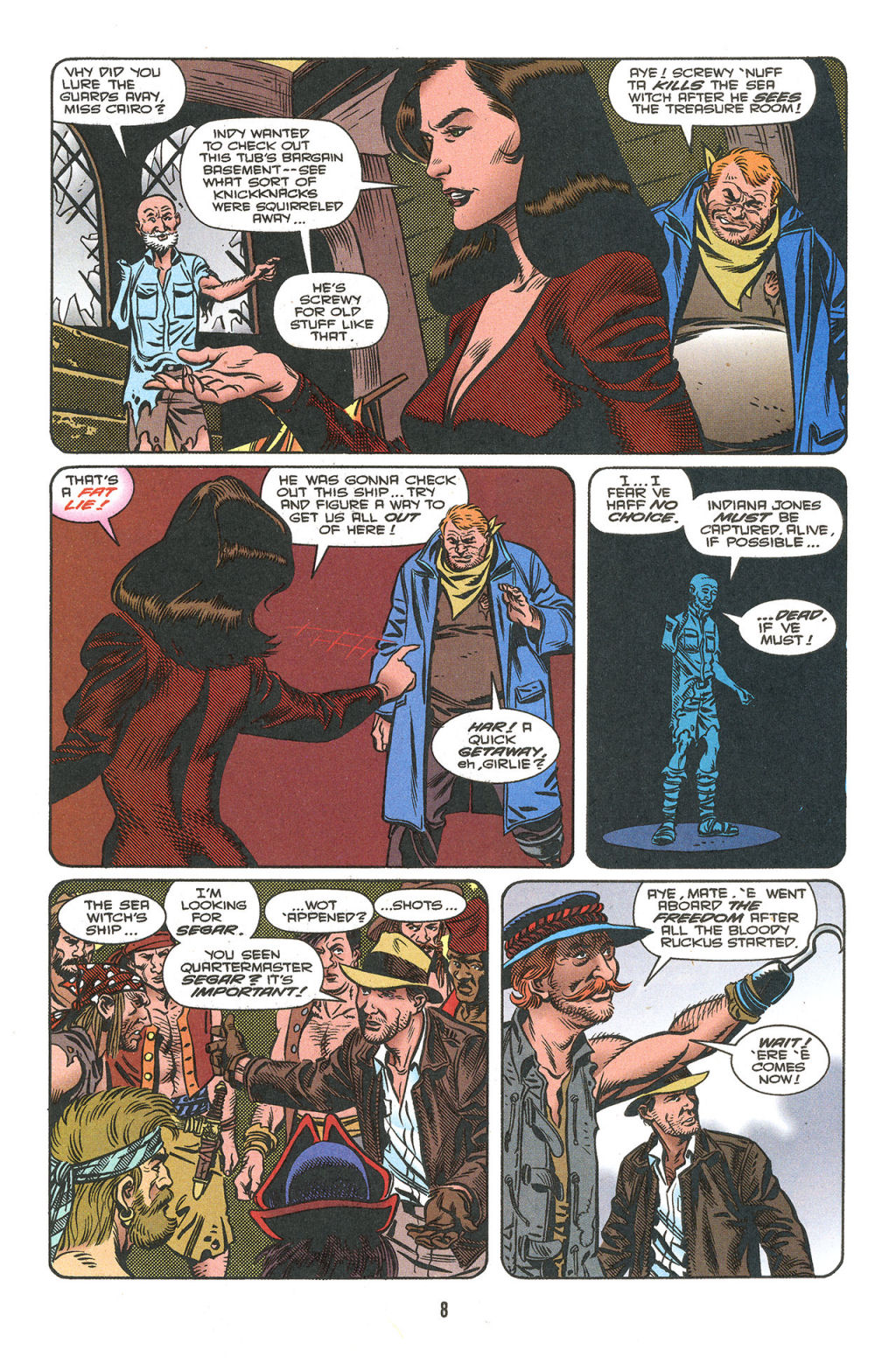 Read online Indiana Jones and the Sargasso Pirates comic -  Issue #3 - 10