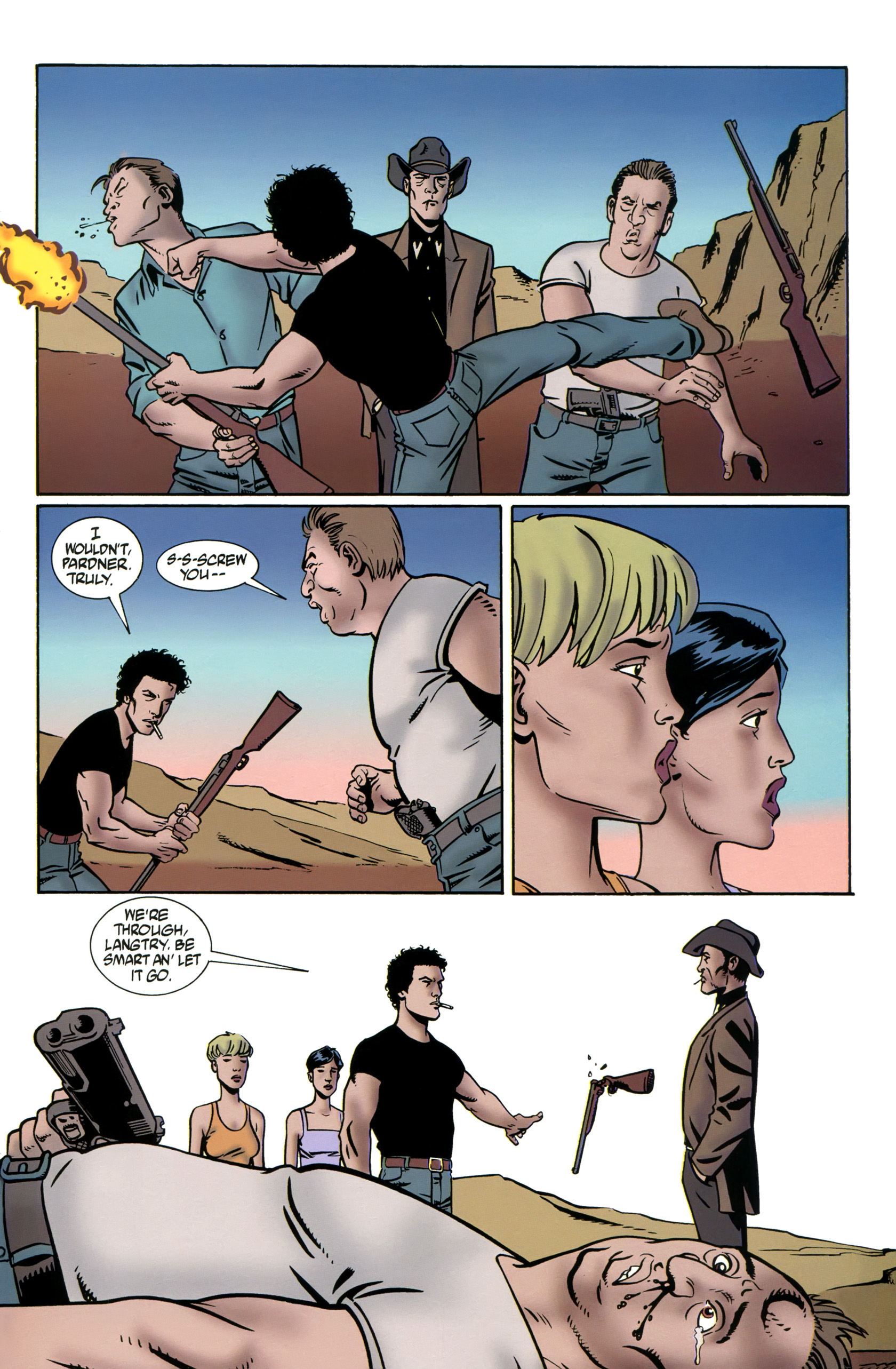 Read online Preacher: Tall in the Saddle comic -  Issue # Full - 13