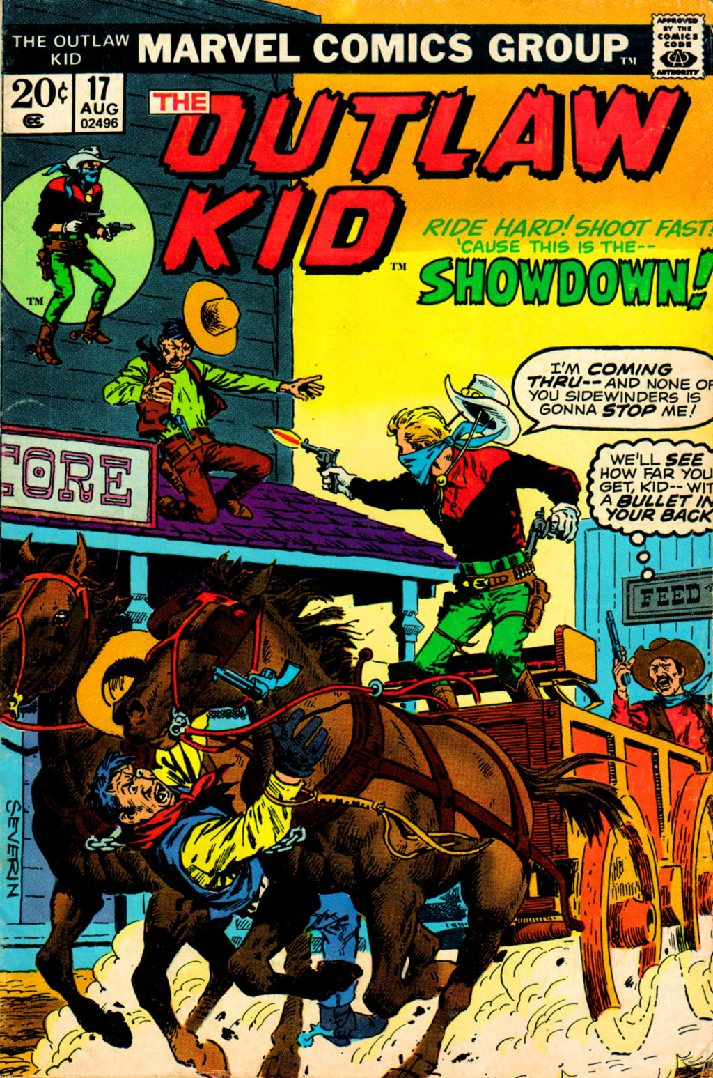 Read online The Outlaw Kid (1970) comic -  Issue #17 - 1