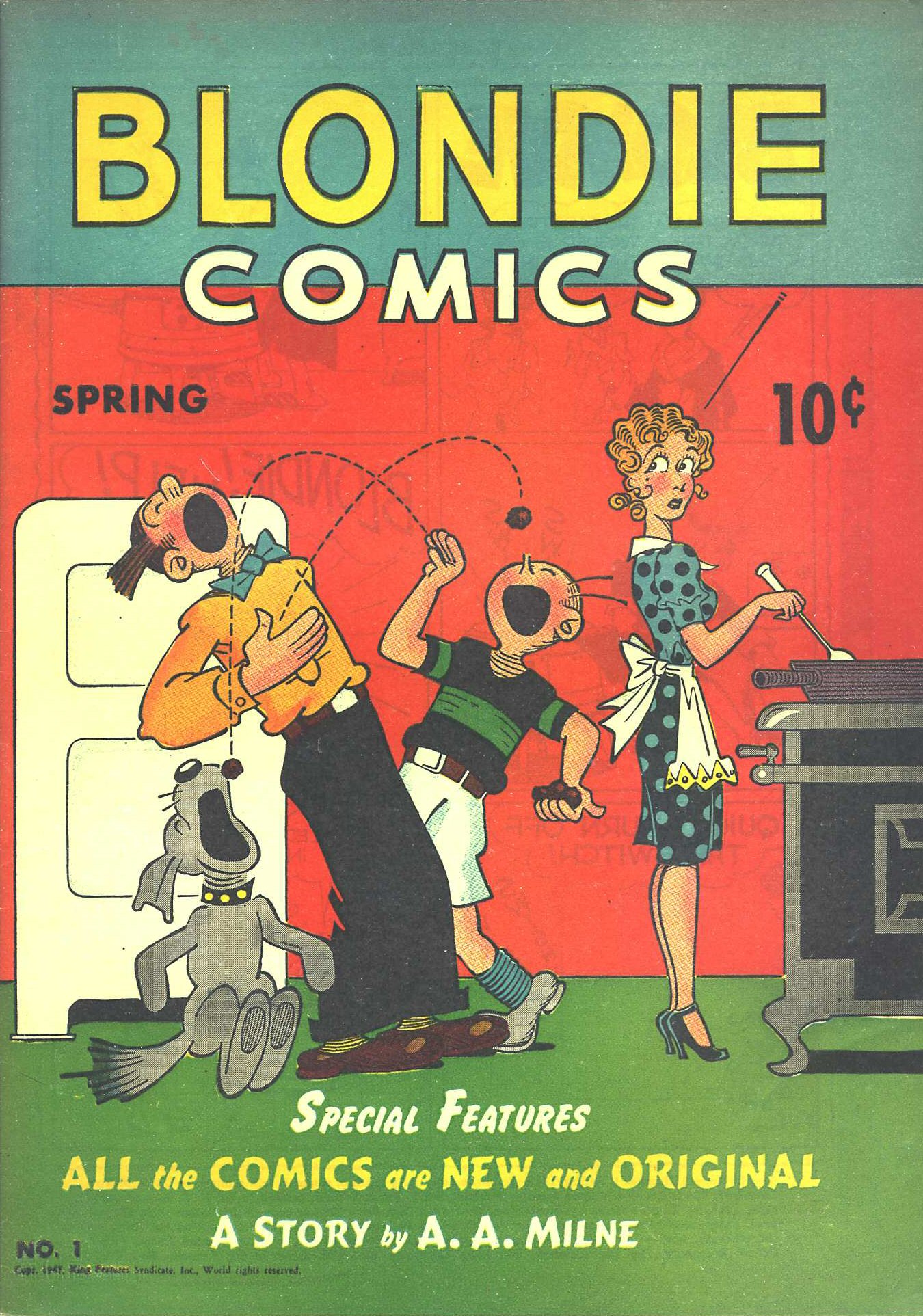 Read online Blondie Comics (1947) comic -  Issue #1 - 1