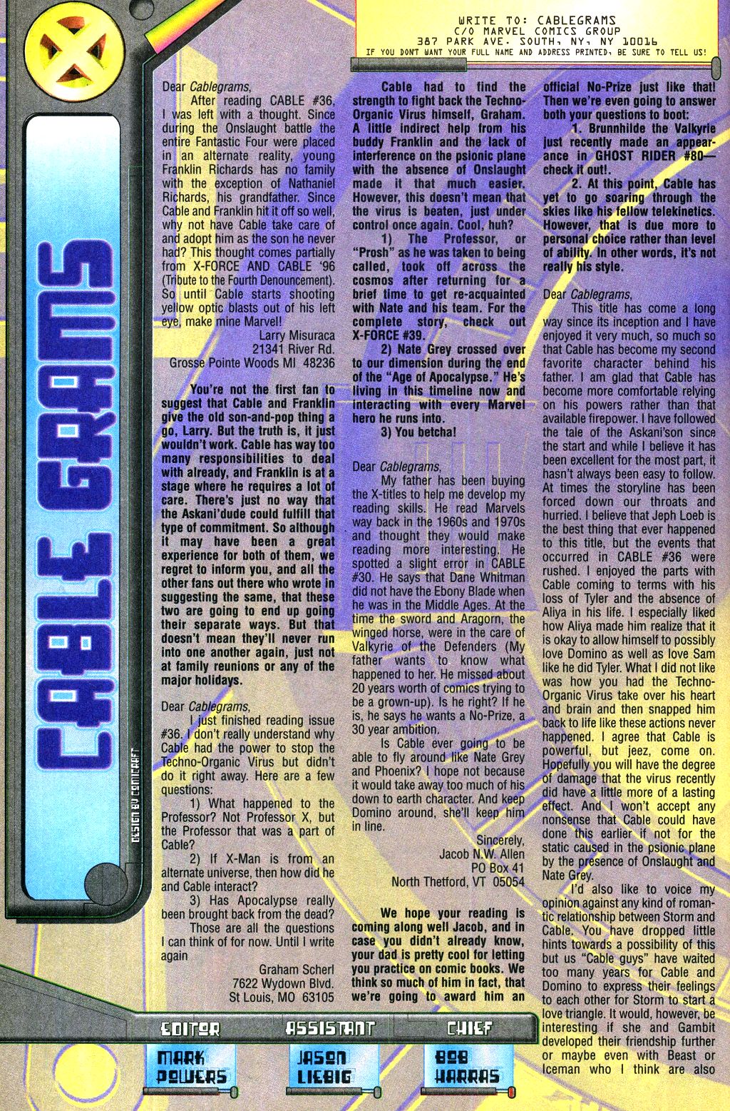 Read online Cable (1993) comic -  Issue #40 - 25