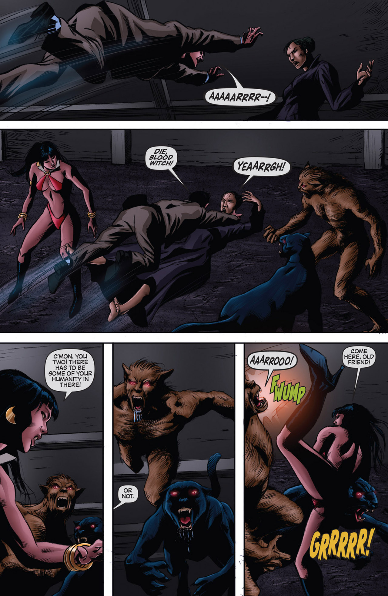 Read online Dark Shadows/Vampirella comic -  Issue #5 - 7