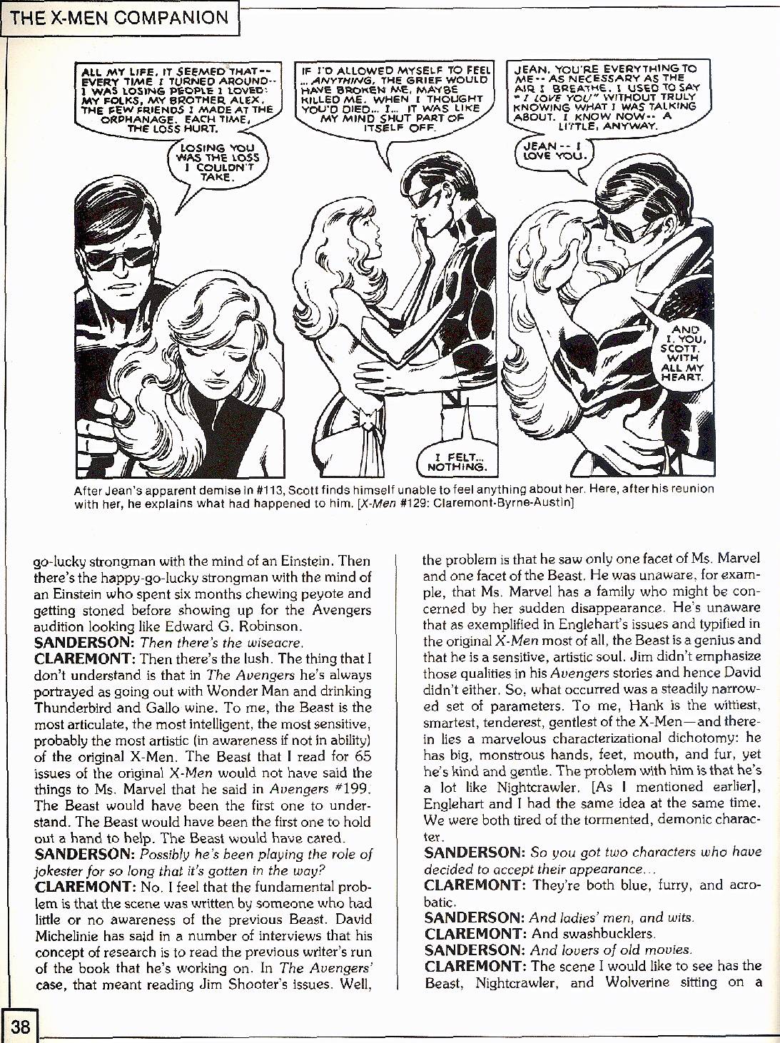 Read online The X-Men Companion comic -  Issue #2 - 38