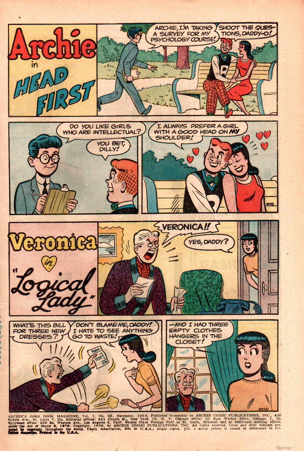 Read online Archie's Joke Book Magazine comic -  Issue #43 - 3