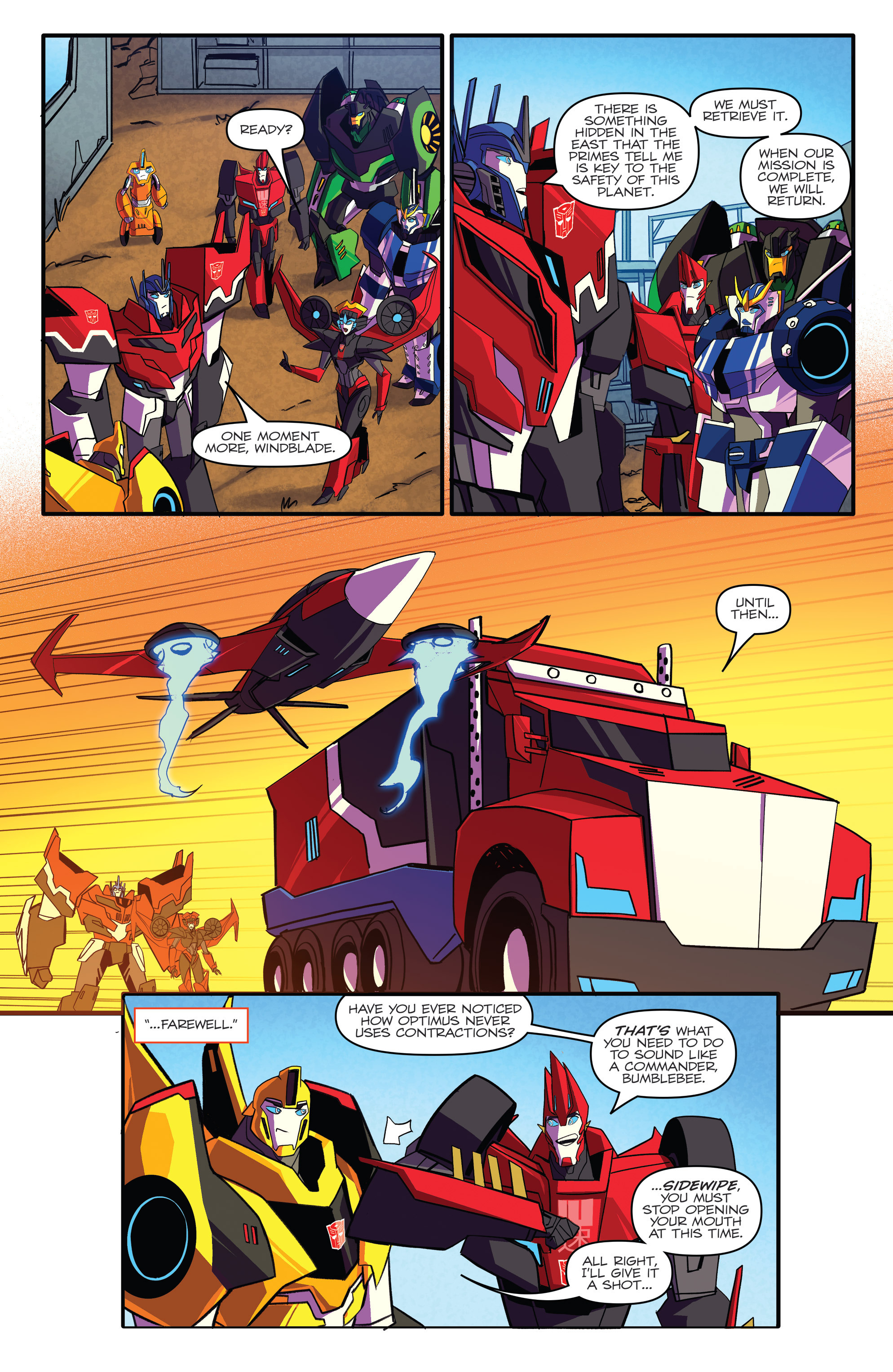 Read online Transformers: Robots In Disguise (2015) comic -  Issue #5 - 7