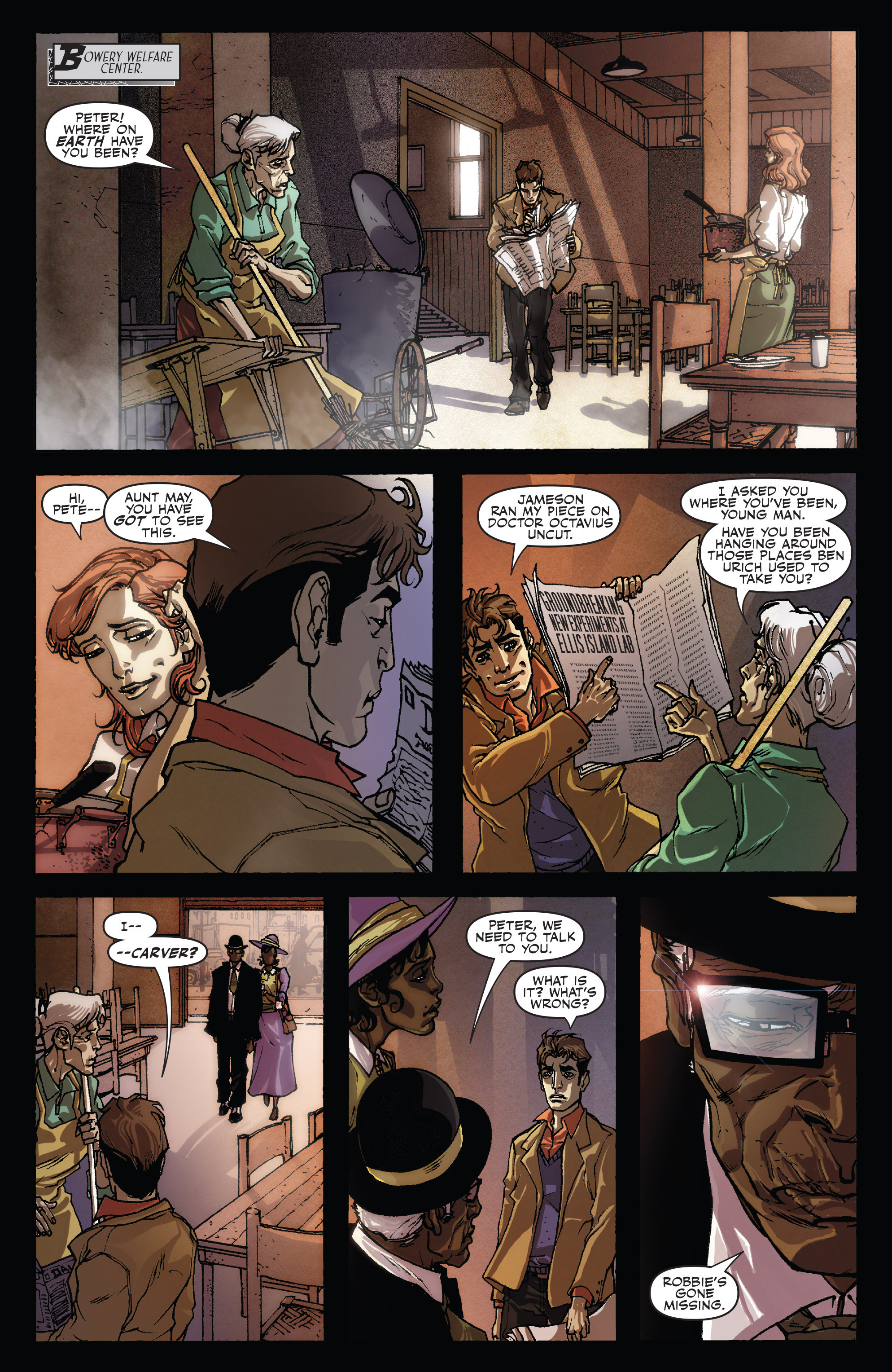 Read online SpiderMan Noir Eyes Without A Face comic Issue 2