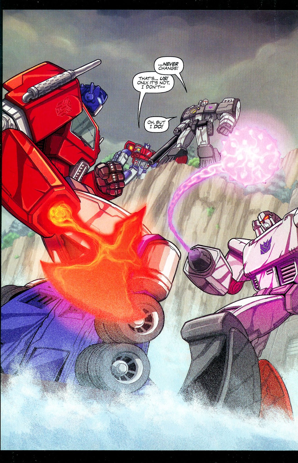 Optimus Prime vs Megatron