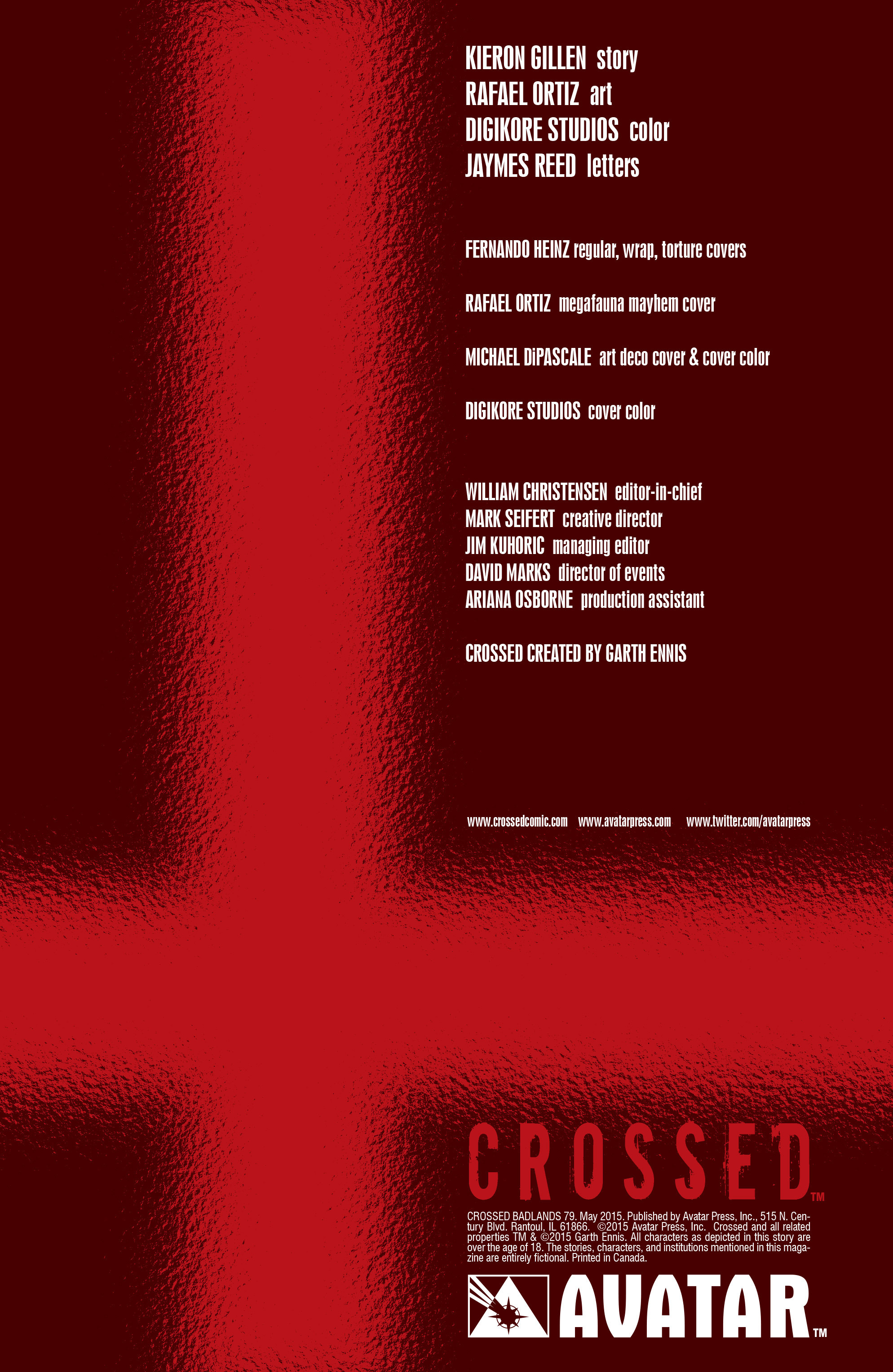 Read online Crossed: Badlands comic -  Issue #79 - 2