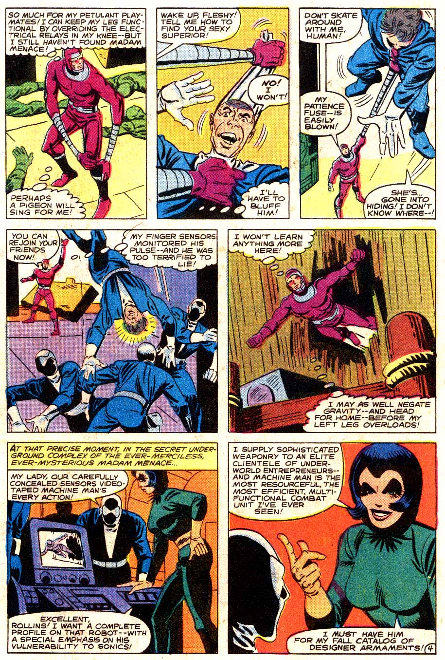 Read online Machine Man (1978) comic -  Issue #18 - 5