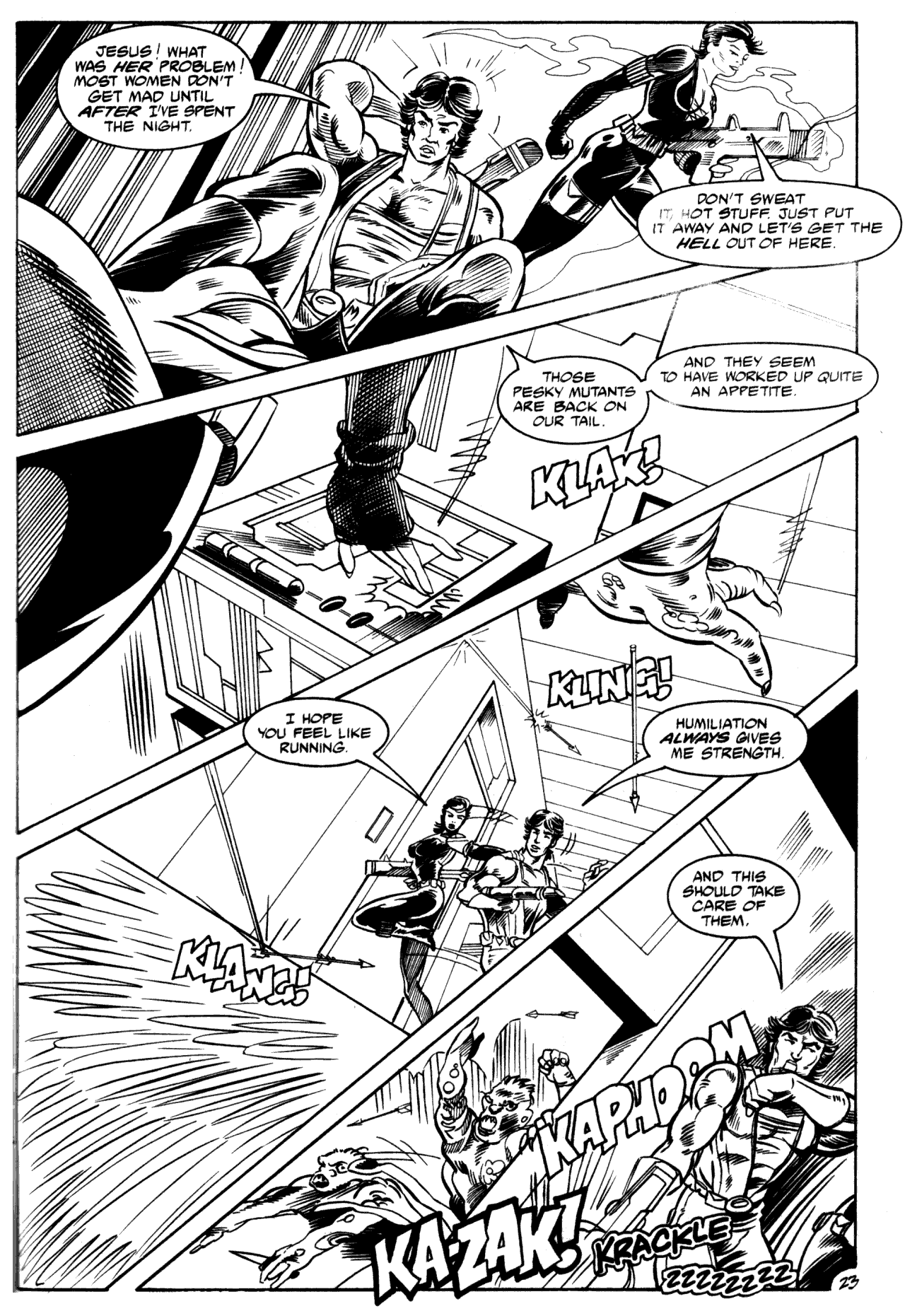 Read online Solo Ex-Mutants comic -  Issue #6 - 25