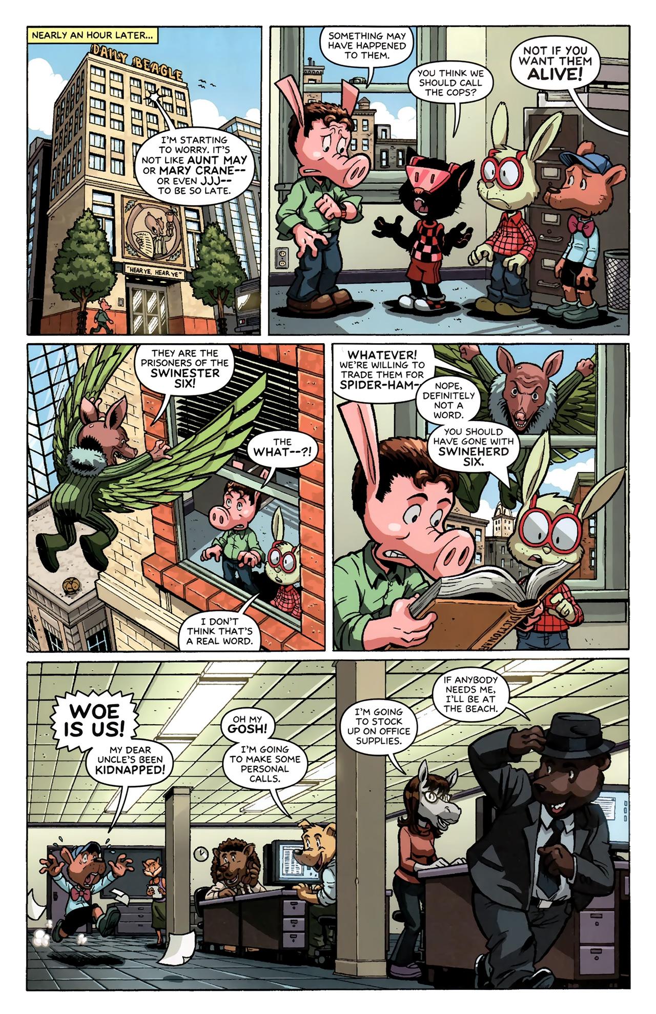 Read online Spider-Ham 25th Anniversary Special comic -  Issue # Full - 9