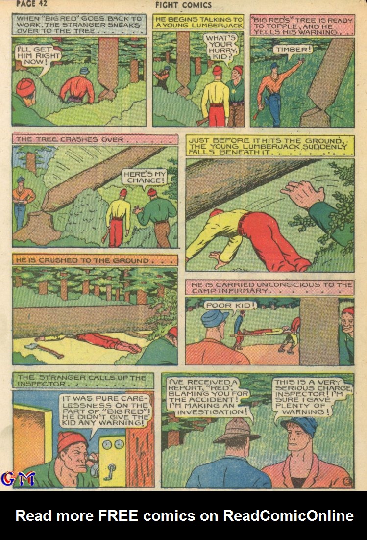 Read online Fight Comics comic -  Issue #5 - 45