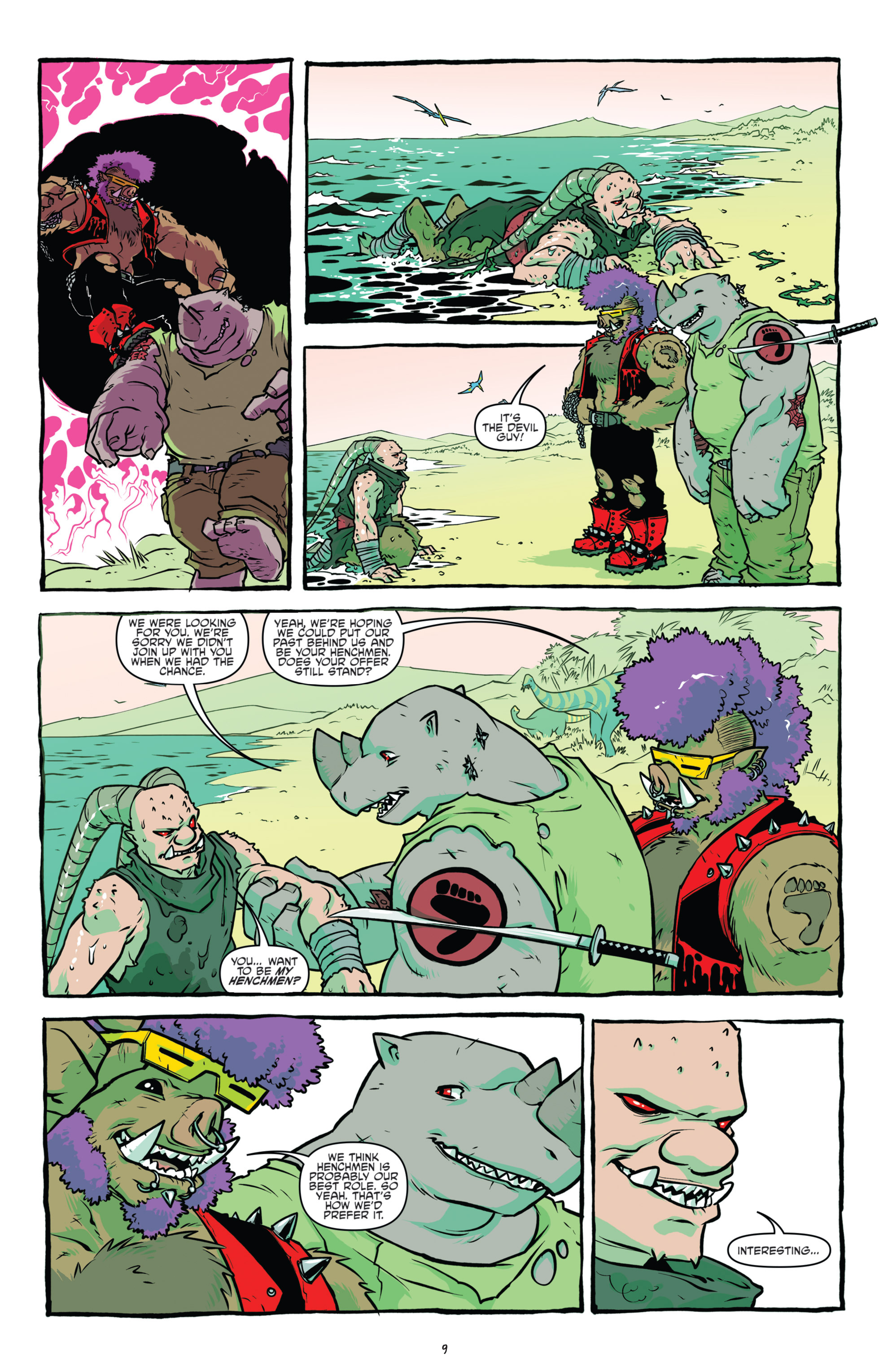 Read online Teenage Mutant Ninja Turtles Bebop & Rocksteady Destroy Everything comic -  Issue #5 - 11