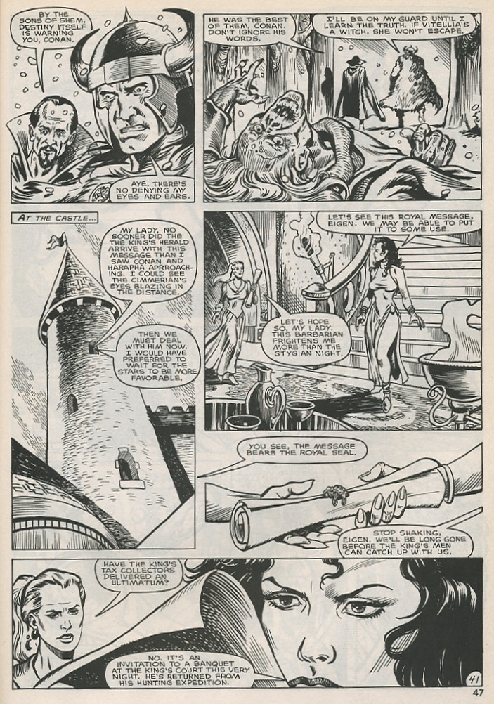 Read online The Savage Sword Of Conan comic -  Issue #130 - 47