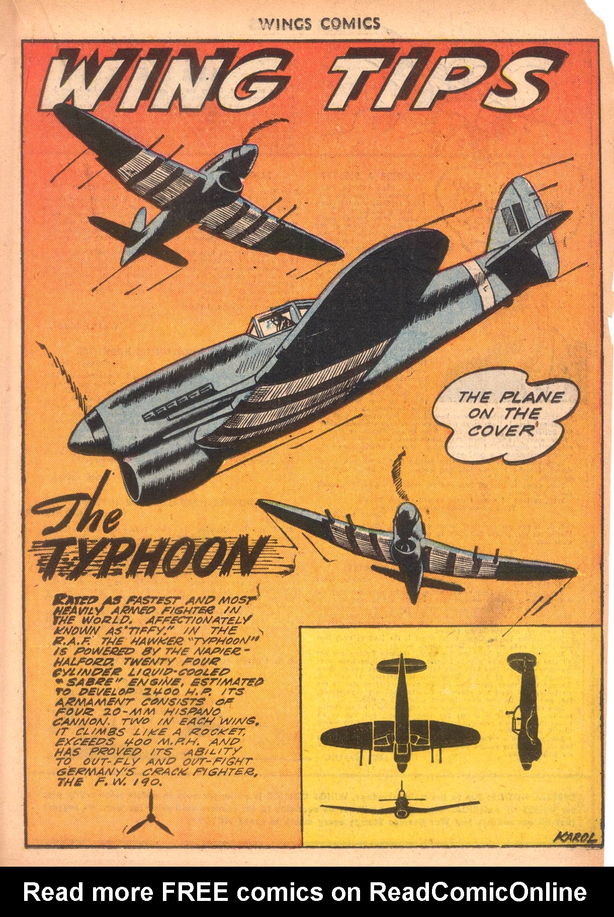 Read online Wings Comics comic -  Issue #39 - 35