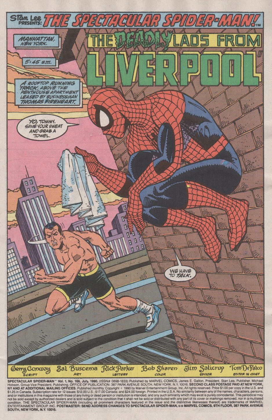Read online The Spectacular Spider-Man (1976) comic -  Issue #166 - 2