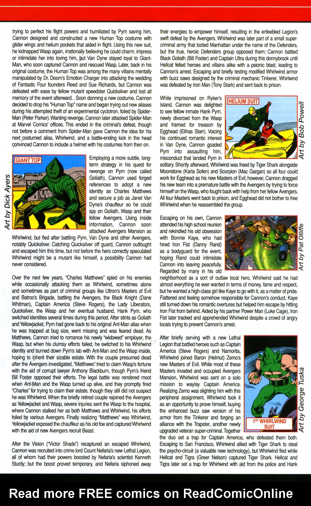 Read online Official Handbook of the Marvel Universe A To Z Update comic -  Issue #4 - 56