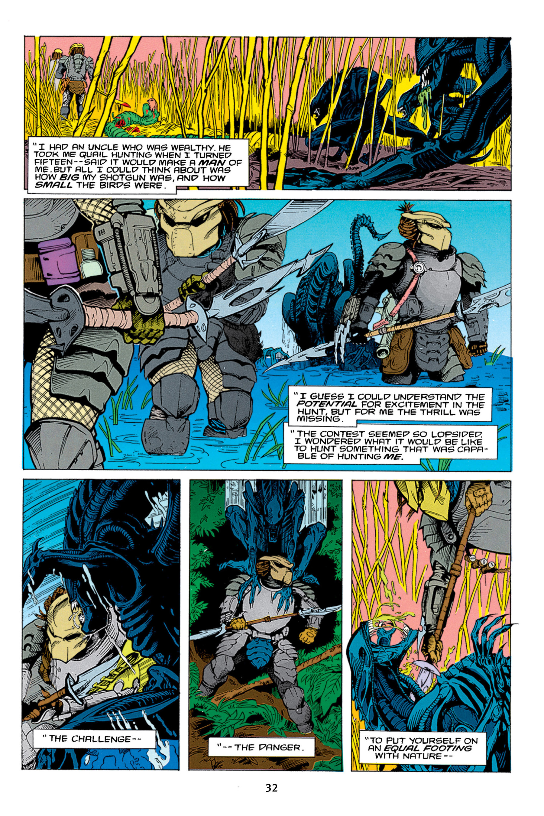 Read online Aliens vs. Predator Omnibus comic -  Issue # _TPB 1 Part 1 - 32