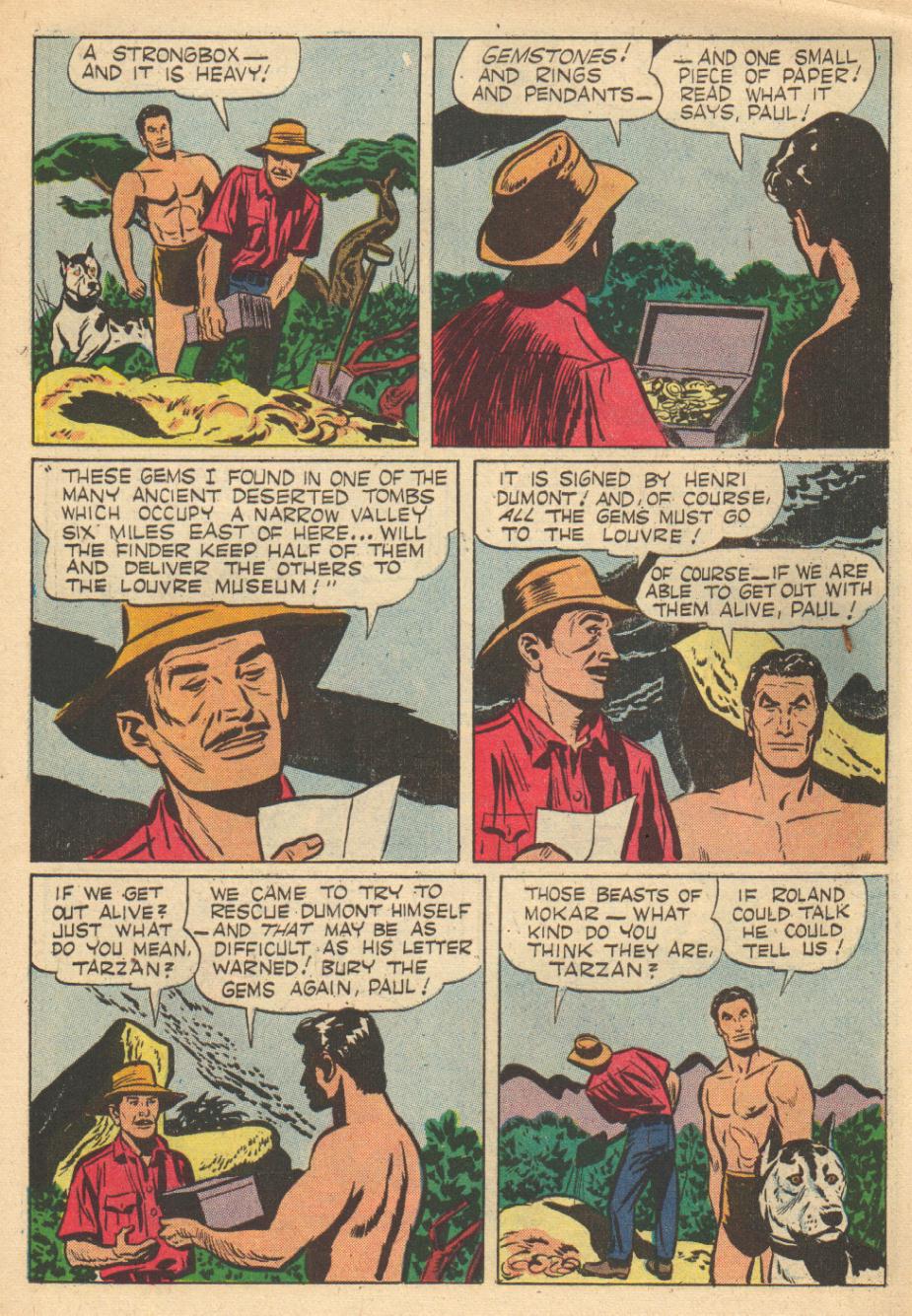 Read online Tarzan (1948) comic -  Issue #81 - 6